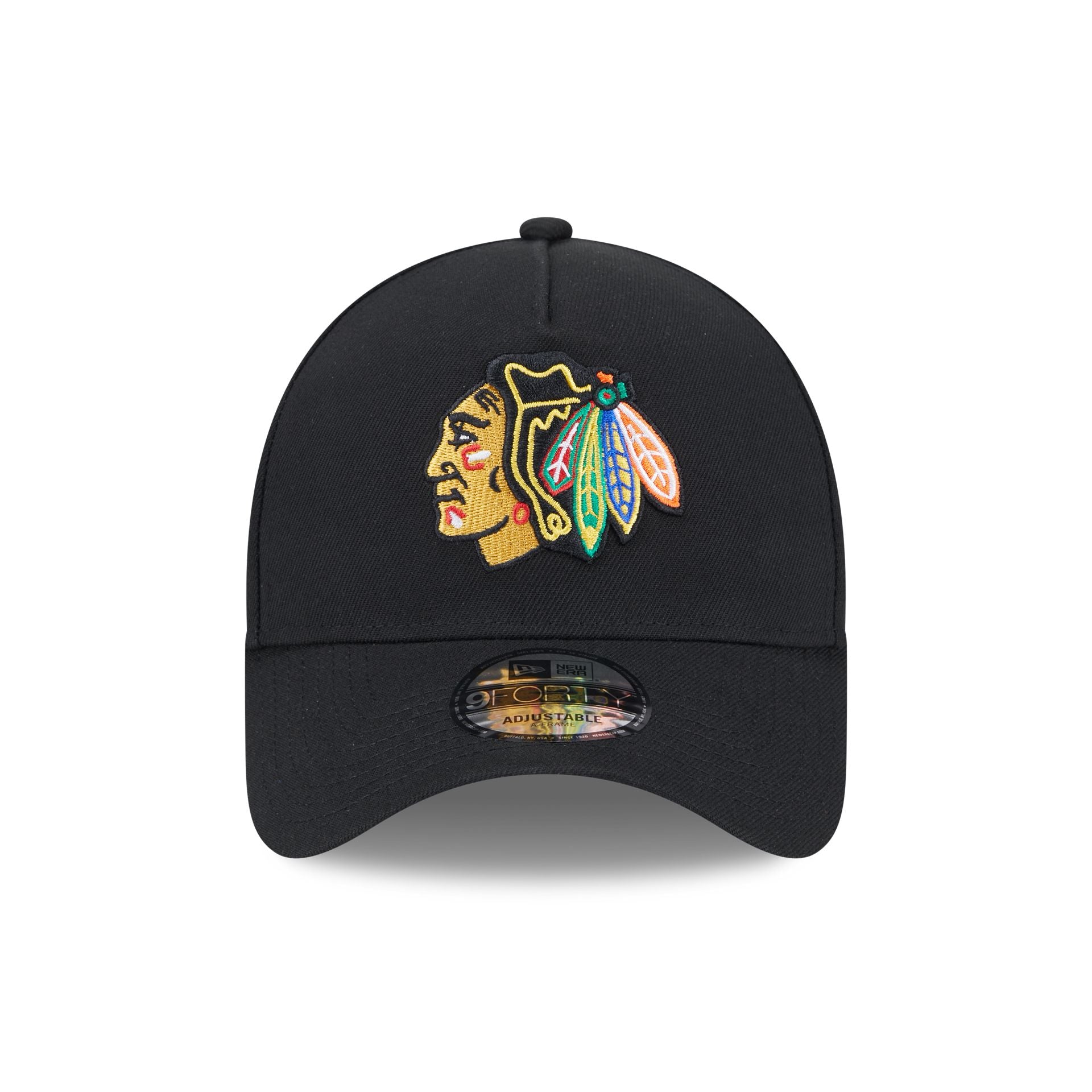 Alternative view of Chicago Blackhawks Team 9Forty A-Frame Snapback Hat