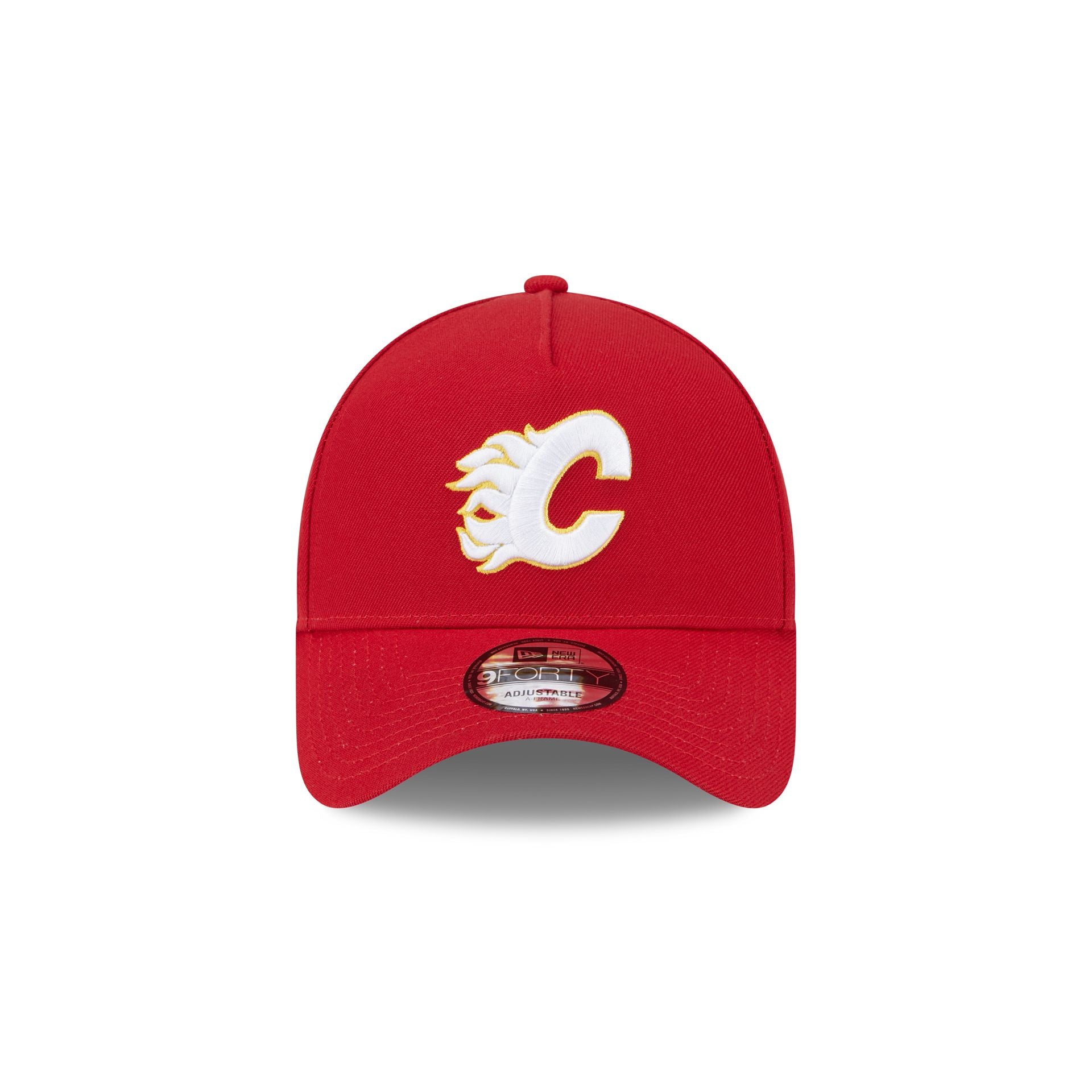 Alternative view of Calgary Flames Team 9Forty A-Frame Snapback Hat