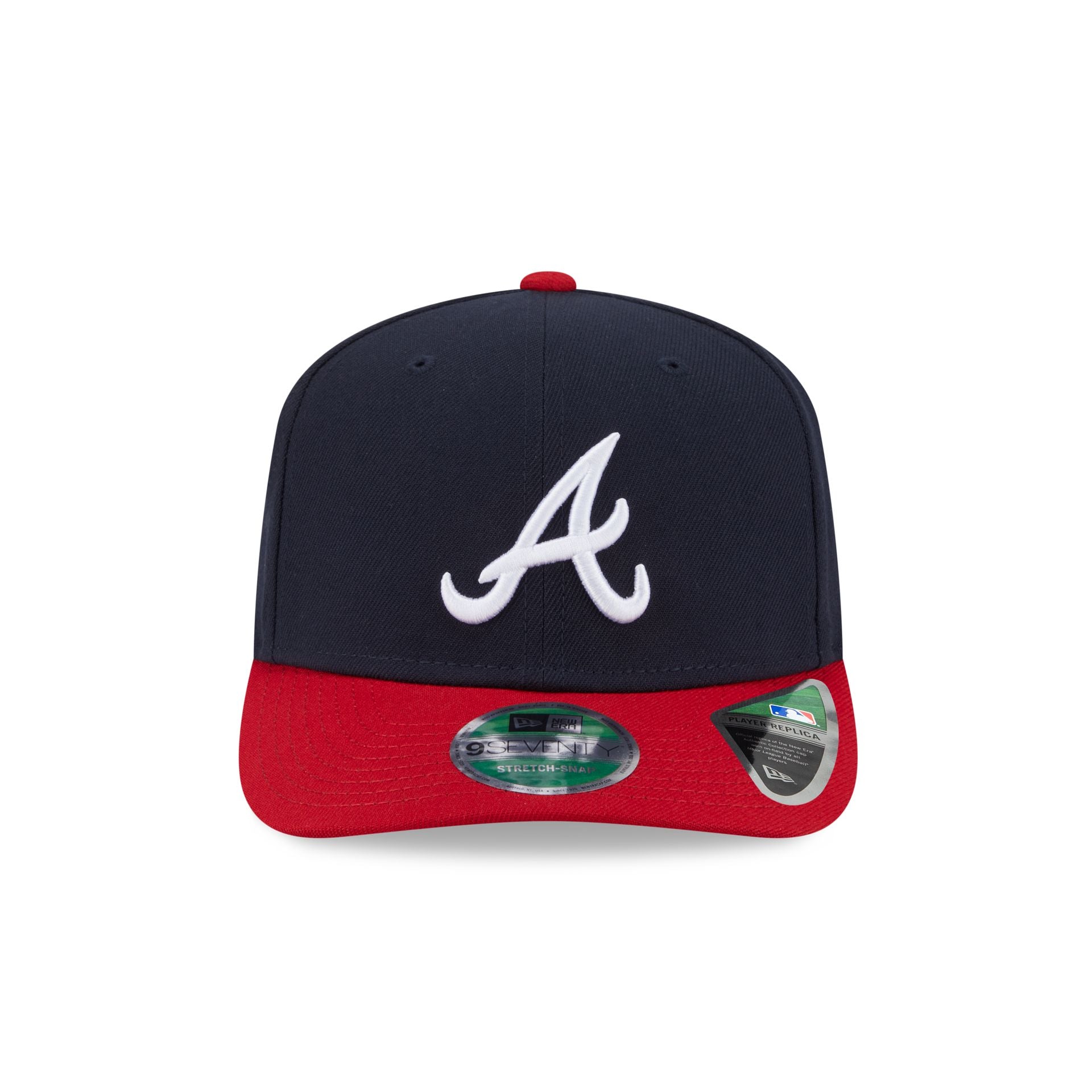Alternative view of Atlanta Braves Home Authentic Collection 9Seventy Stretch-Snap Hat