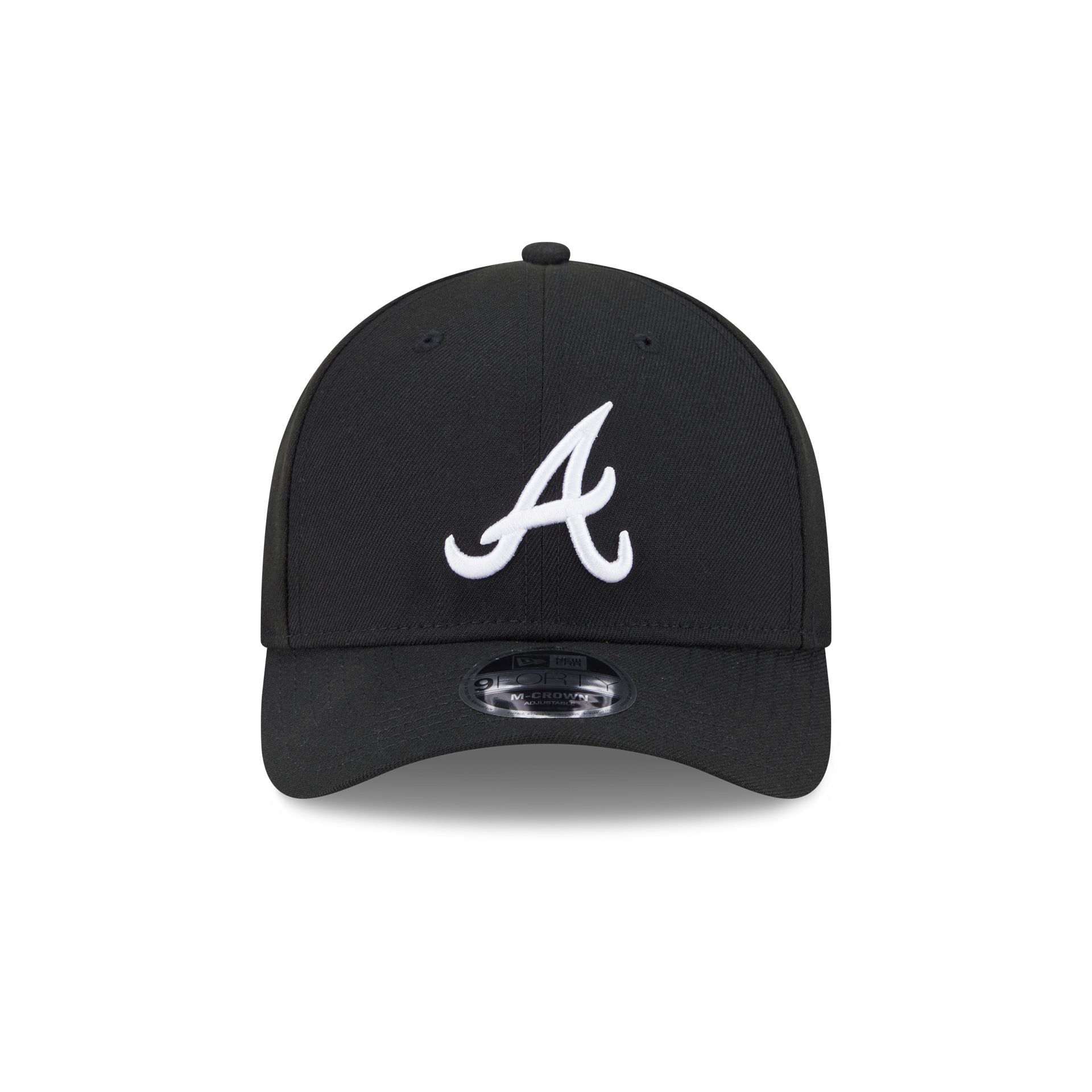 Alternative view of Atlanta Braves Black Authentic Collection 9Forty M-Crown Snapback Hat