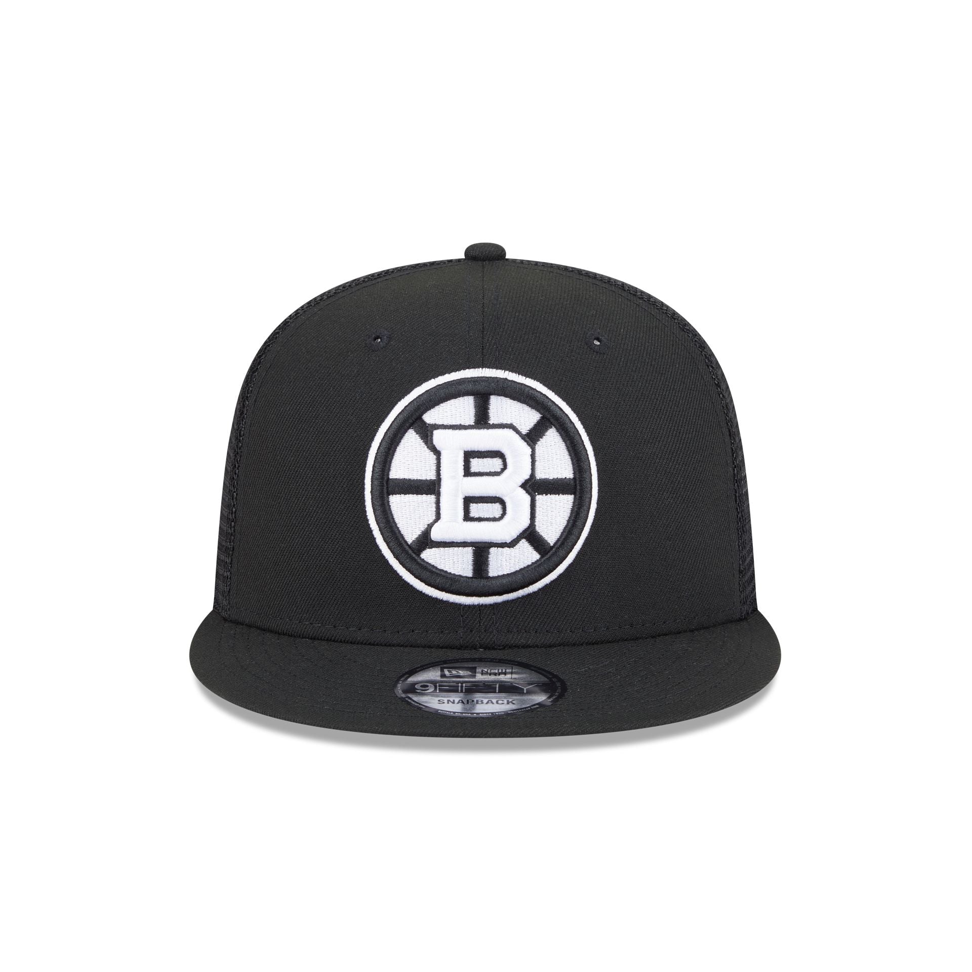 Alternative view of Boston Bruins Black 9Fifty Trucker Hat