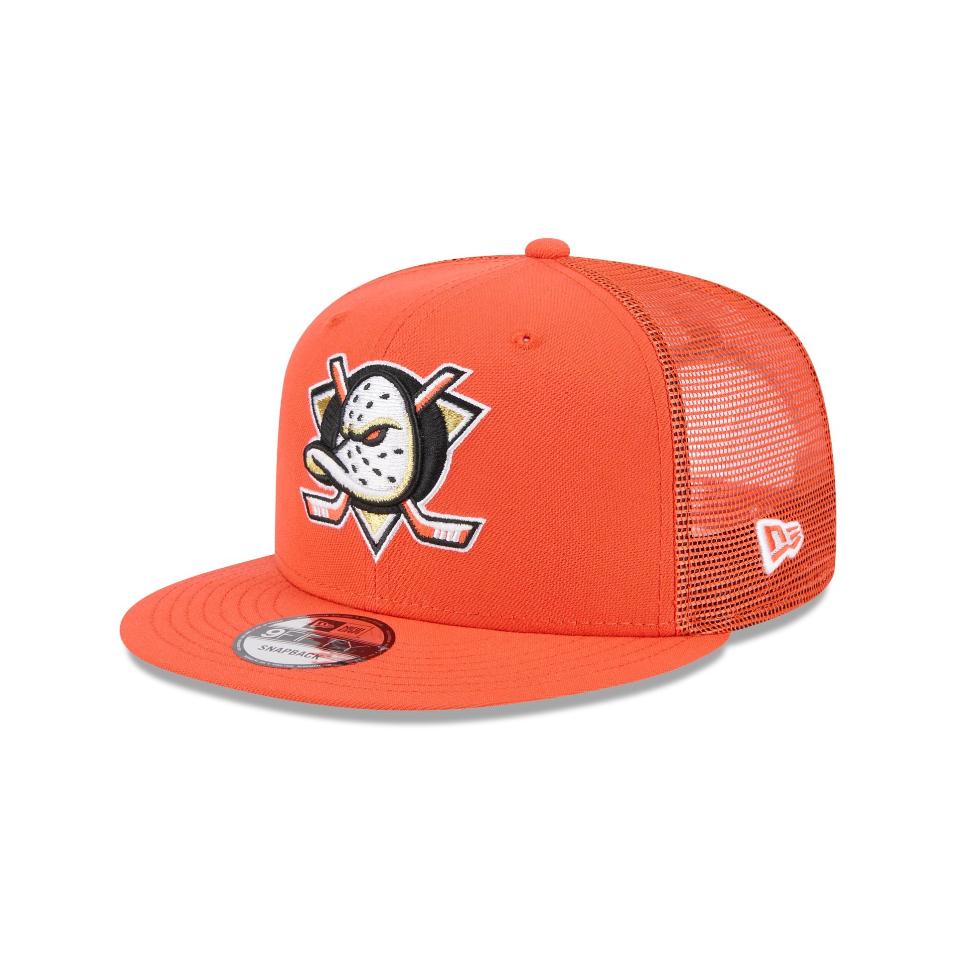 Anaheim Ducks Team Tag 9Fifty Trucker Hat