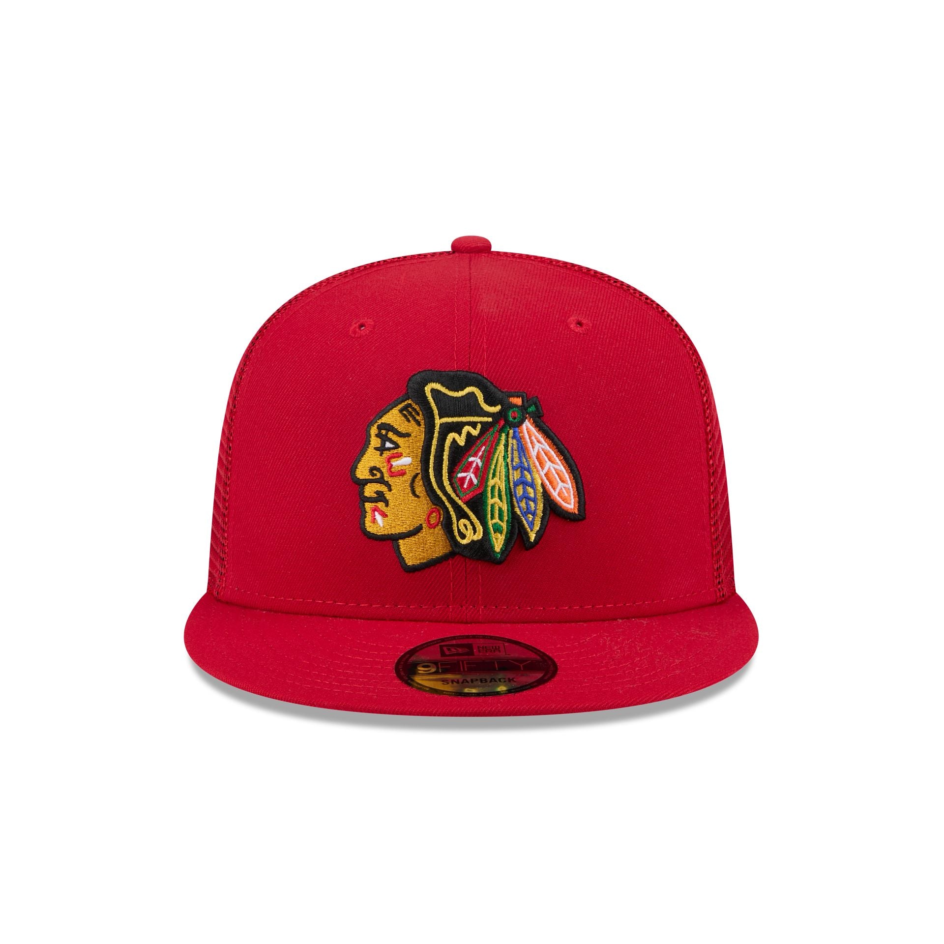 Alternative view of Chicago Blackhawks Team Tag 9Fifty Trucker Hat