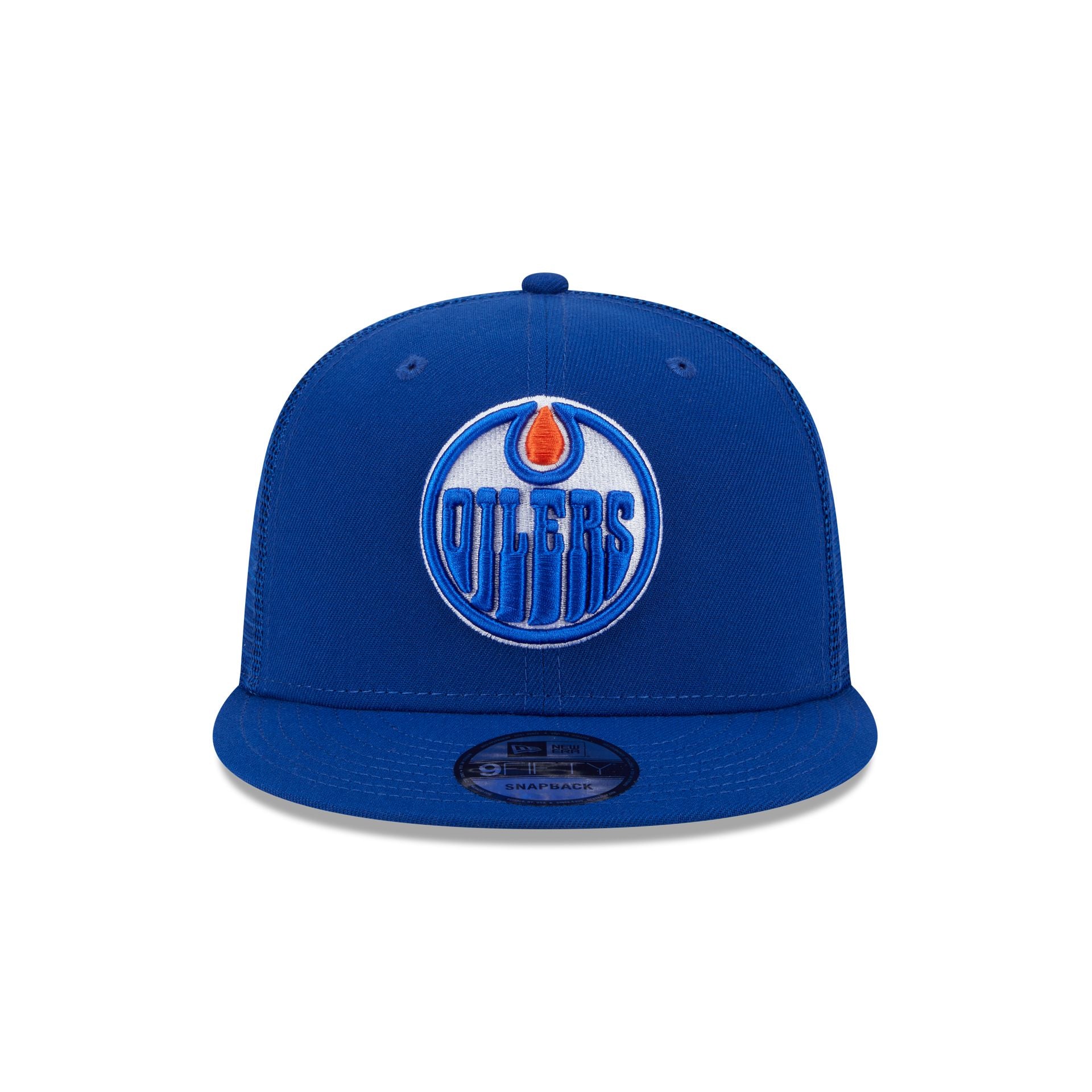 Alternative view of Edmonton Oilers Team Tag 9Fifty Trucker Hat