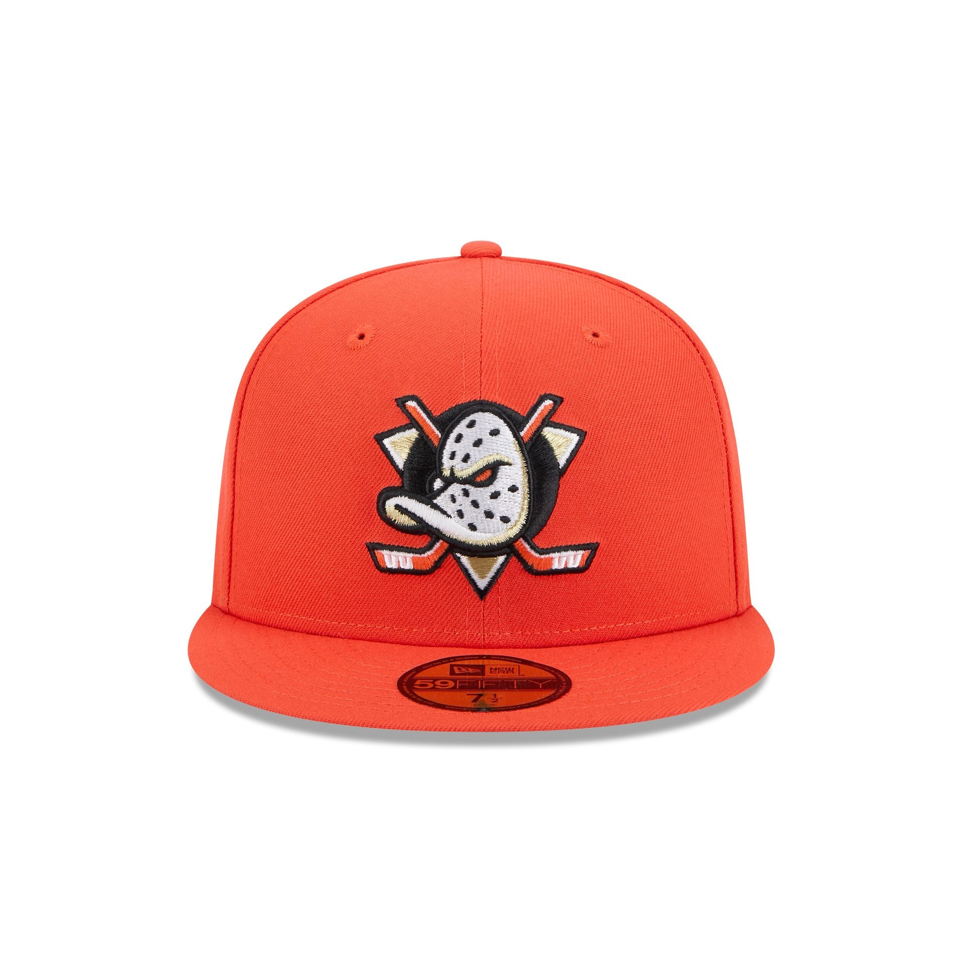 Alternative view of Anaheim Ducks Rear Wordmark 59Fifty Fitted Hat