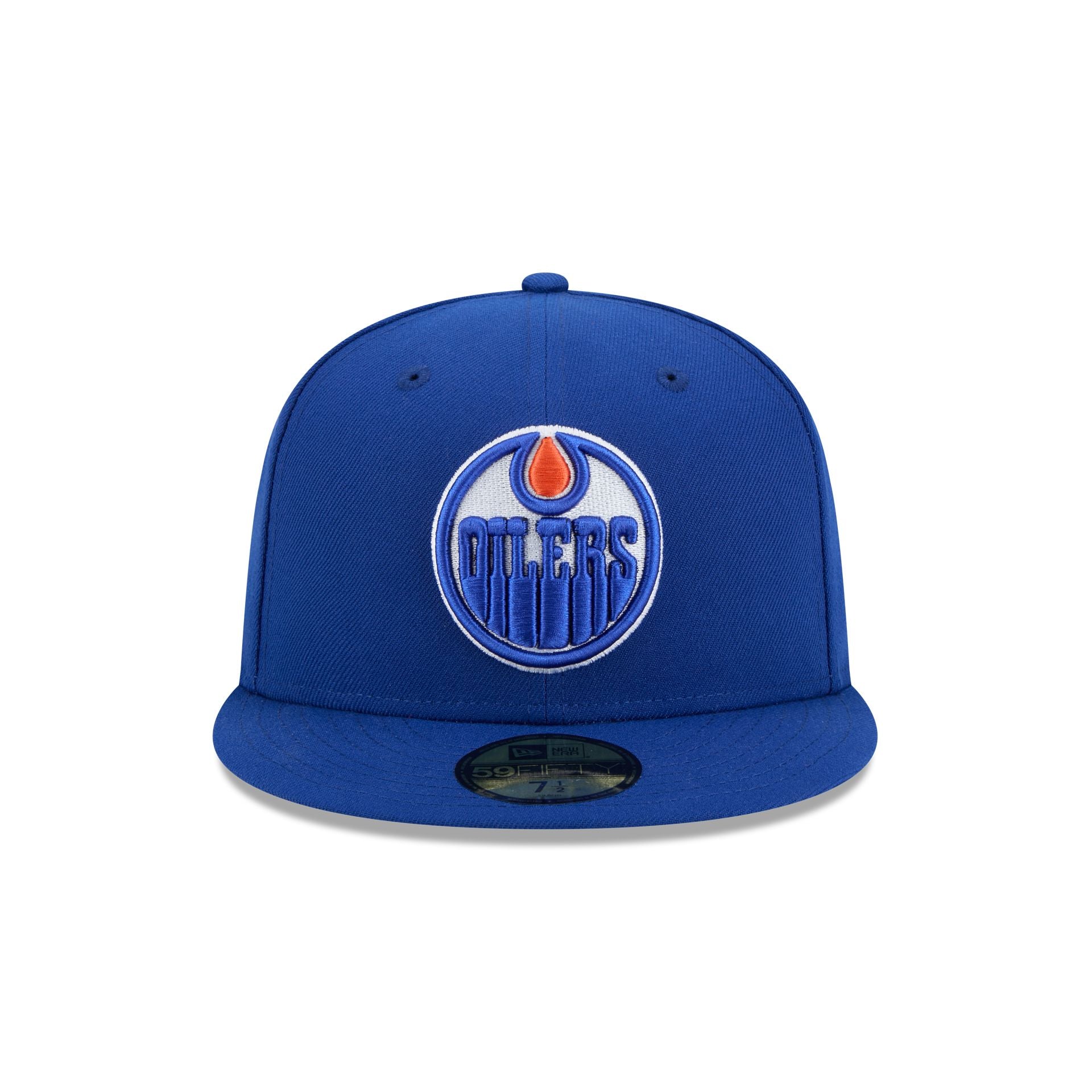 Alternative view of Edmonton Oilers Rear Wordmark 59Fifty Fitted Hat