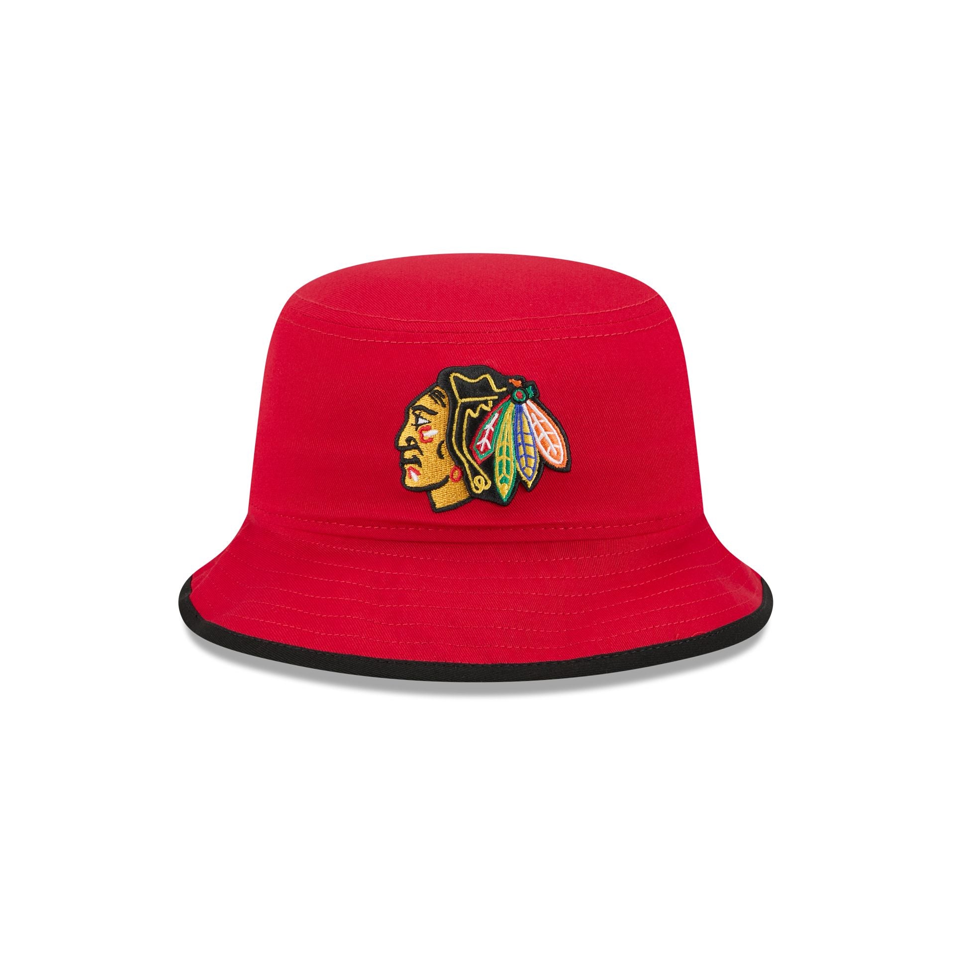 Alternative view of Chicago Blackhawks Red Kids Bucket Hat Hat