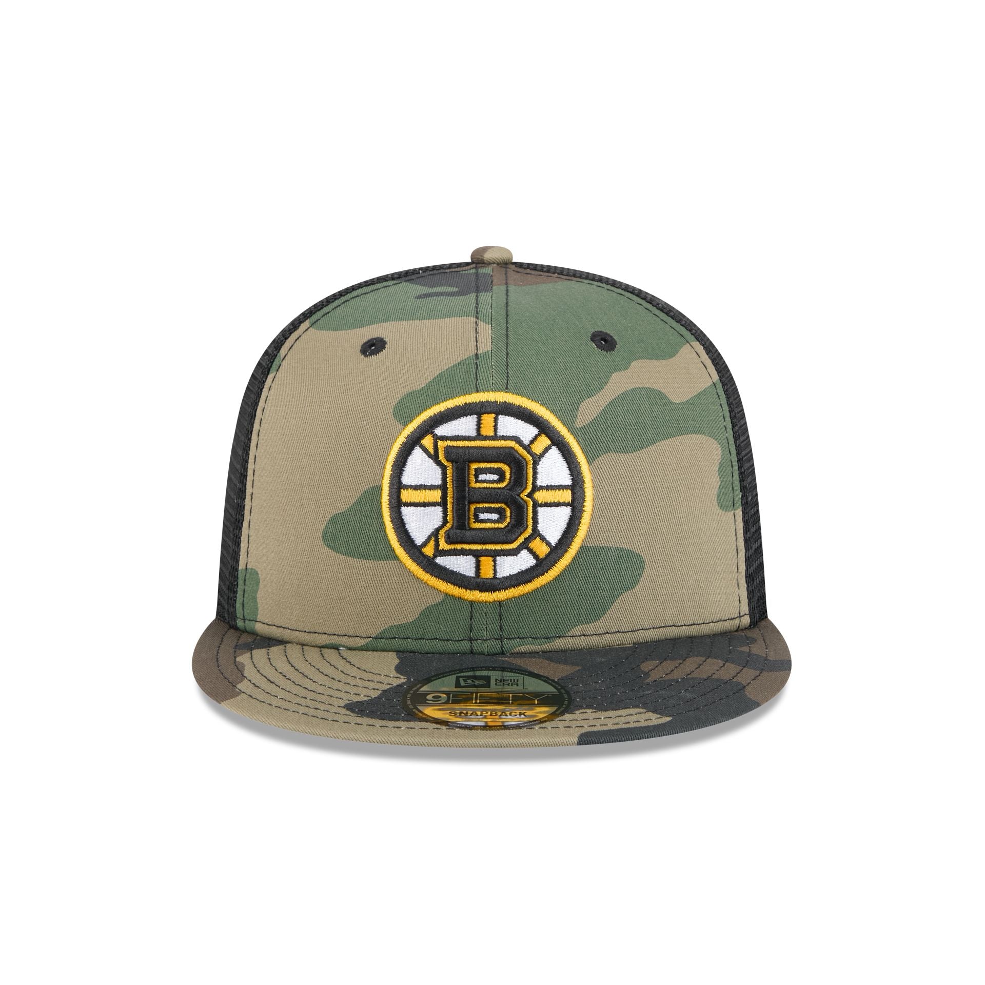 Alternative view of Boston Bruins Camo 9Fifty Trucker Hat
