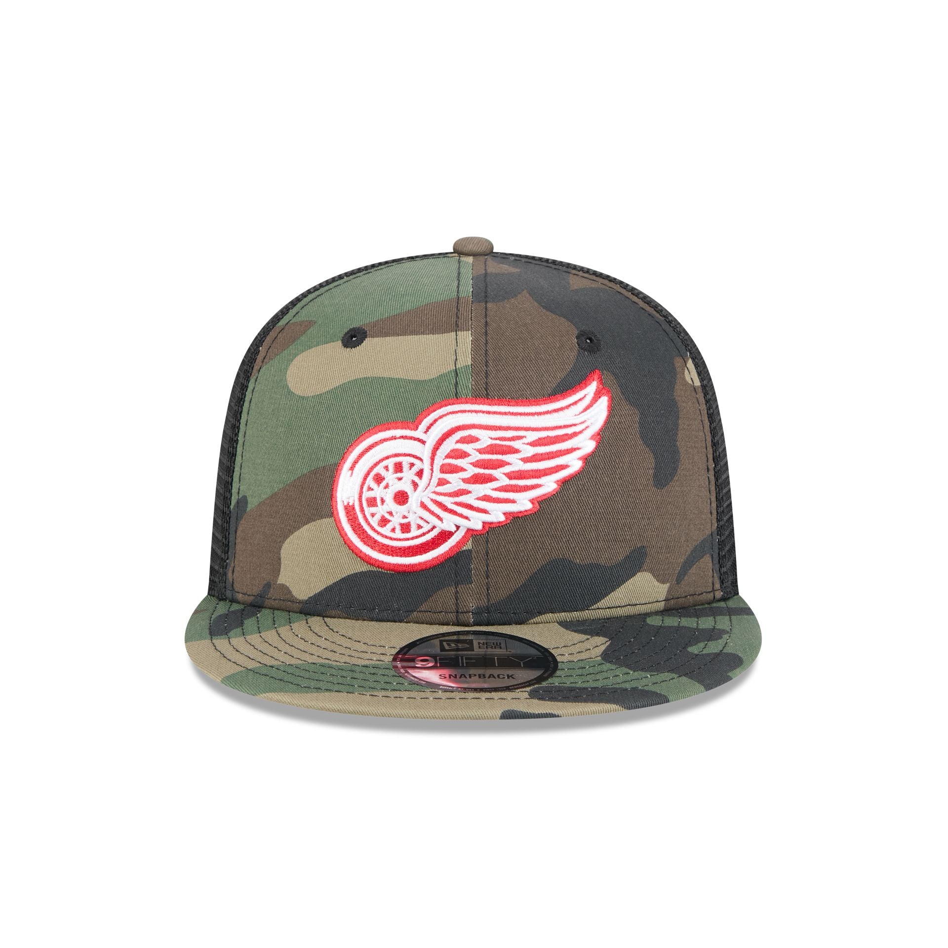Alternative view of Detroit Red Wings Camo 9Fifty Trucker Hat