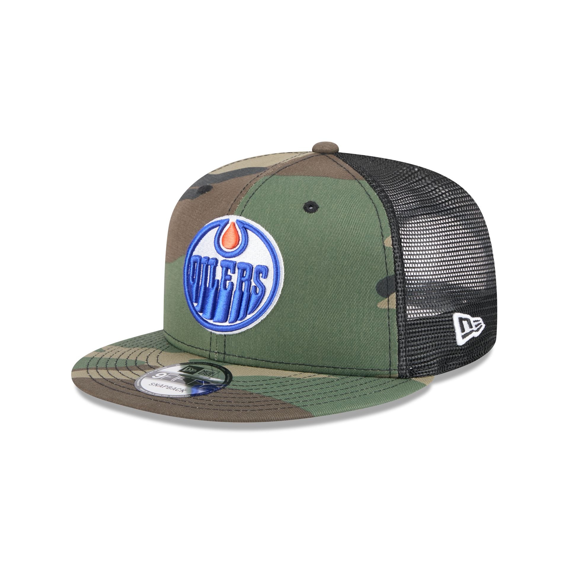 Edmonton Oilers Camo 9Fifty Trucker Hat
