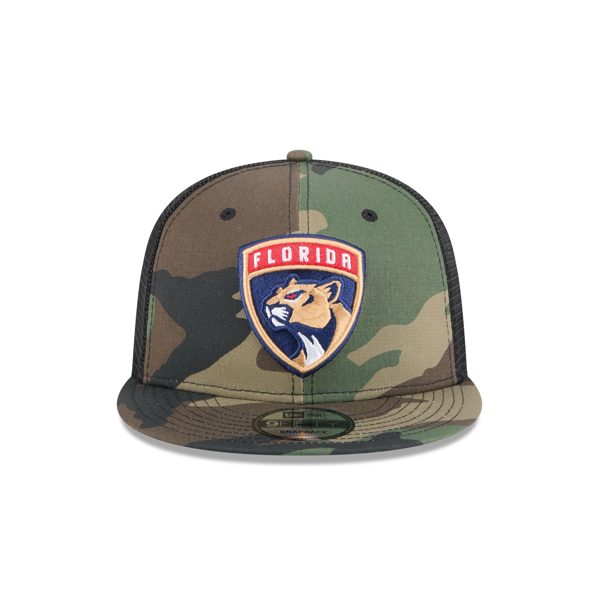 Alternative view of Florida Panthers Camo 9Fifty Trucker Hat