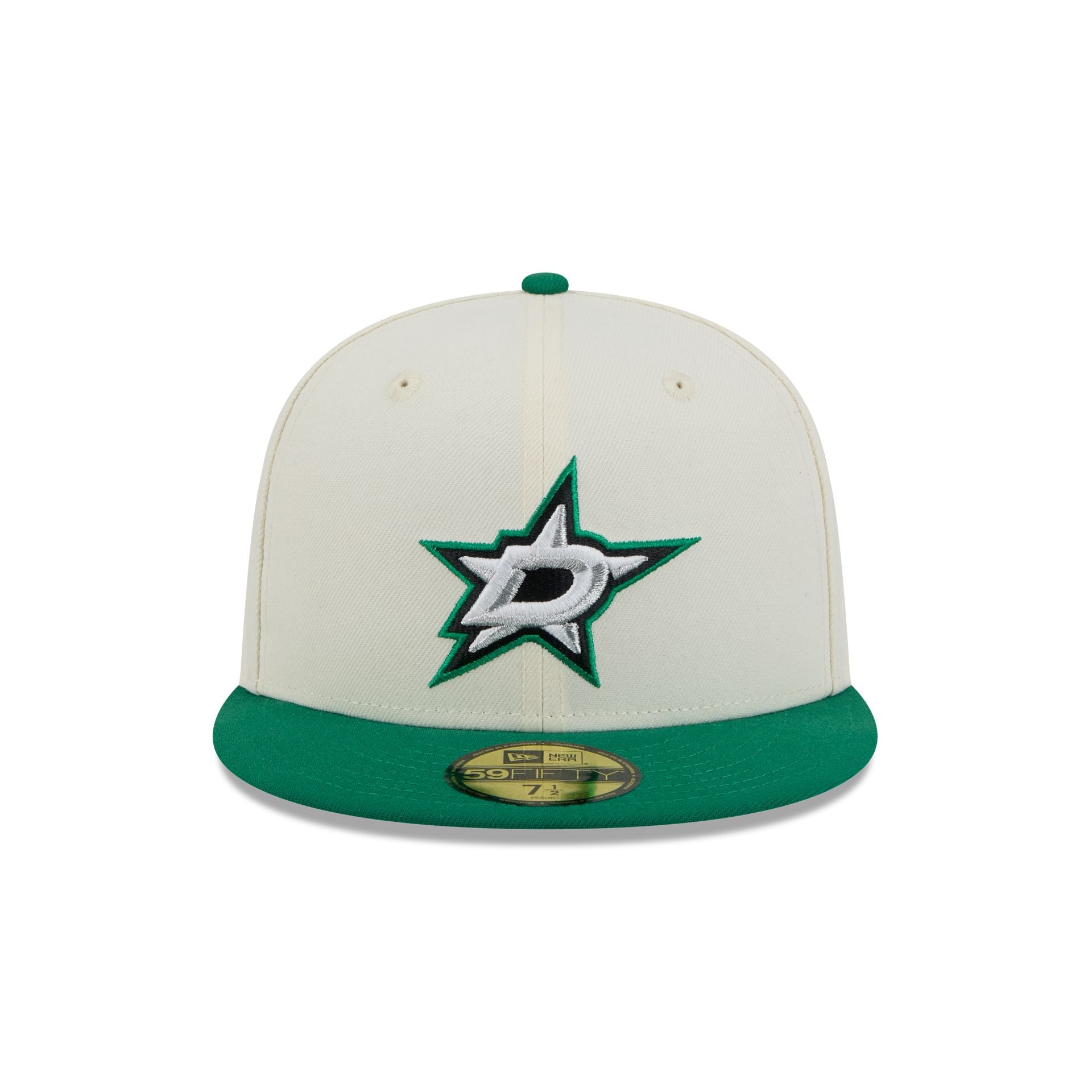 Alternative view of Dallas Stars Chrome White 59Fifty Fitted Hat