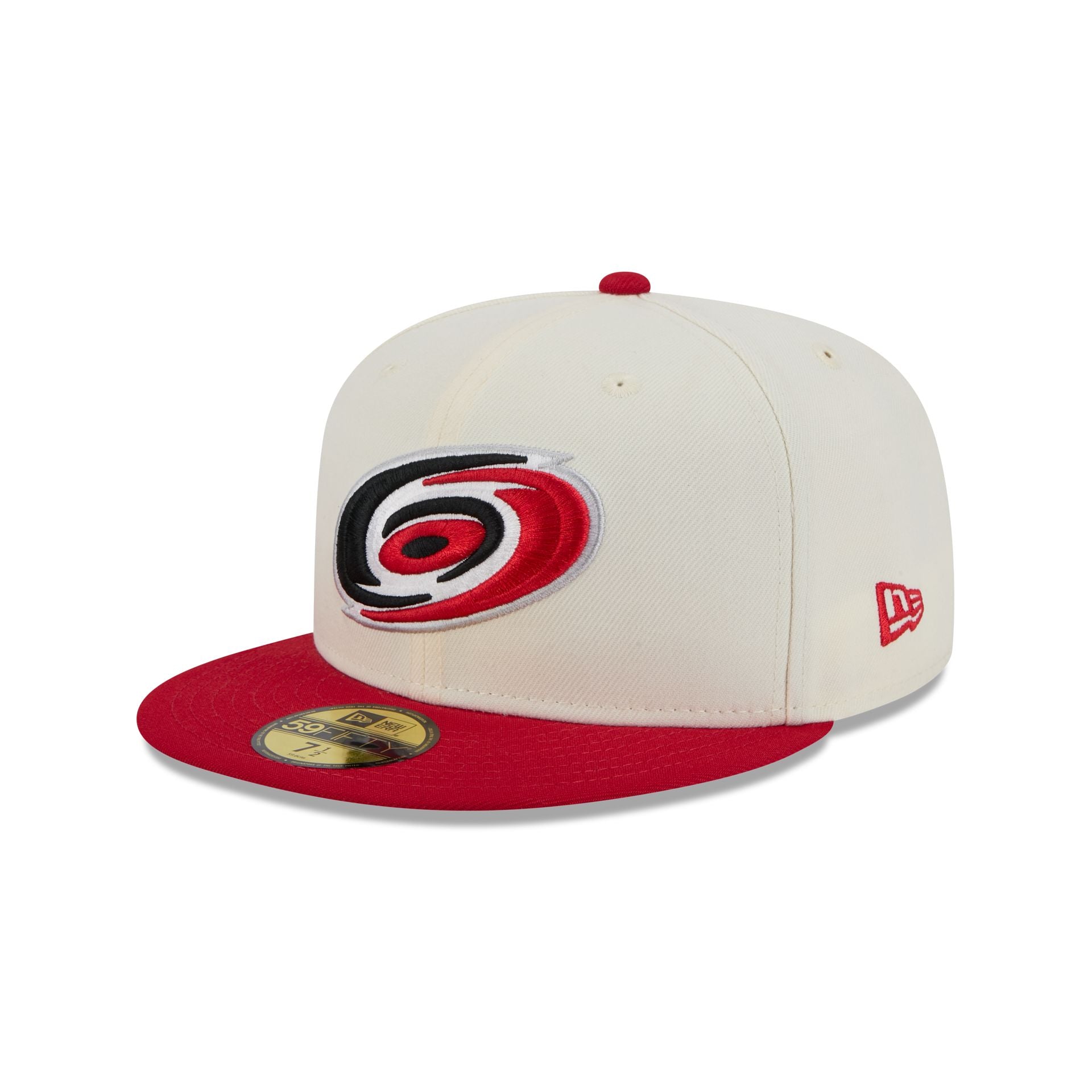 Carolina Hurricanes Chrome White 59Fifty Fitted Hat