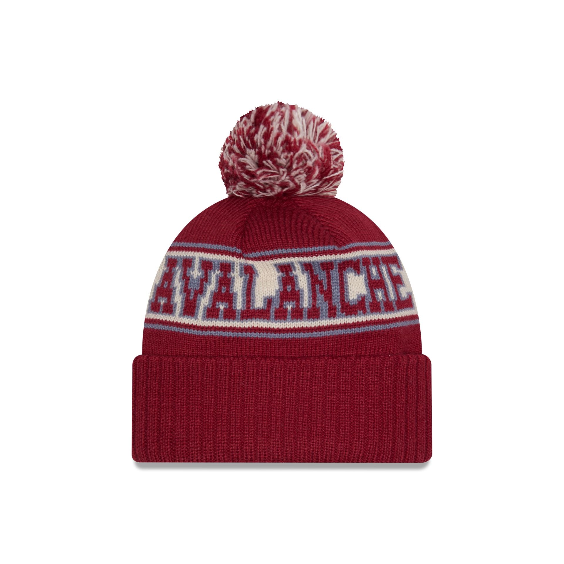 Alternative view of Colorado Avalanche Retro Pom Knit Hat