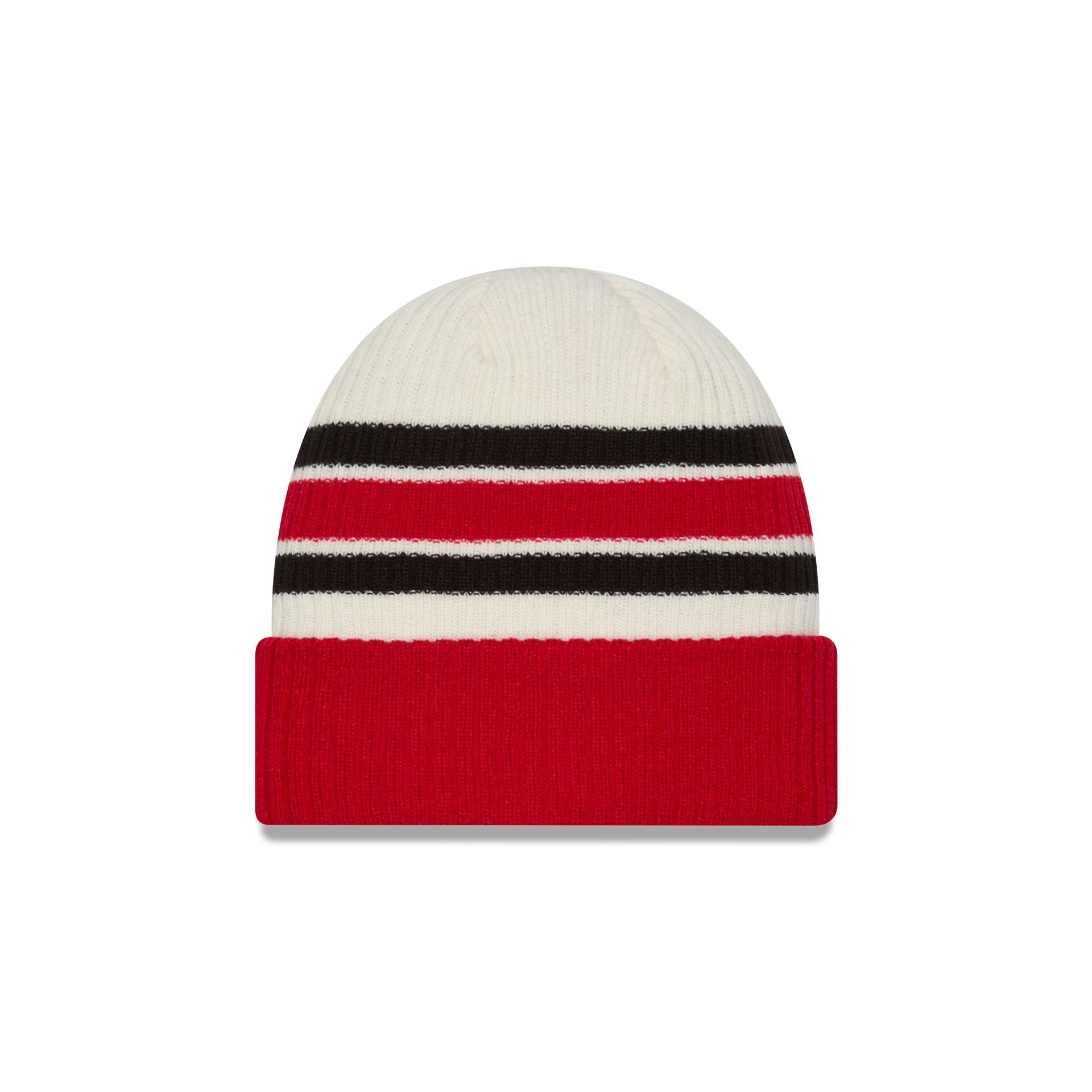 Alternative view of Chicago Blackhawks Vintage Ribbed Beanie