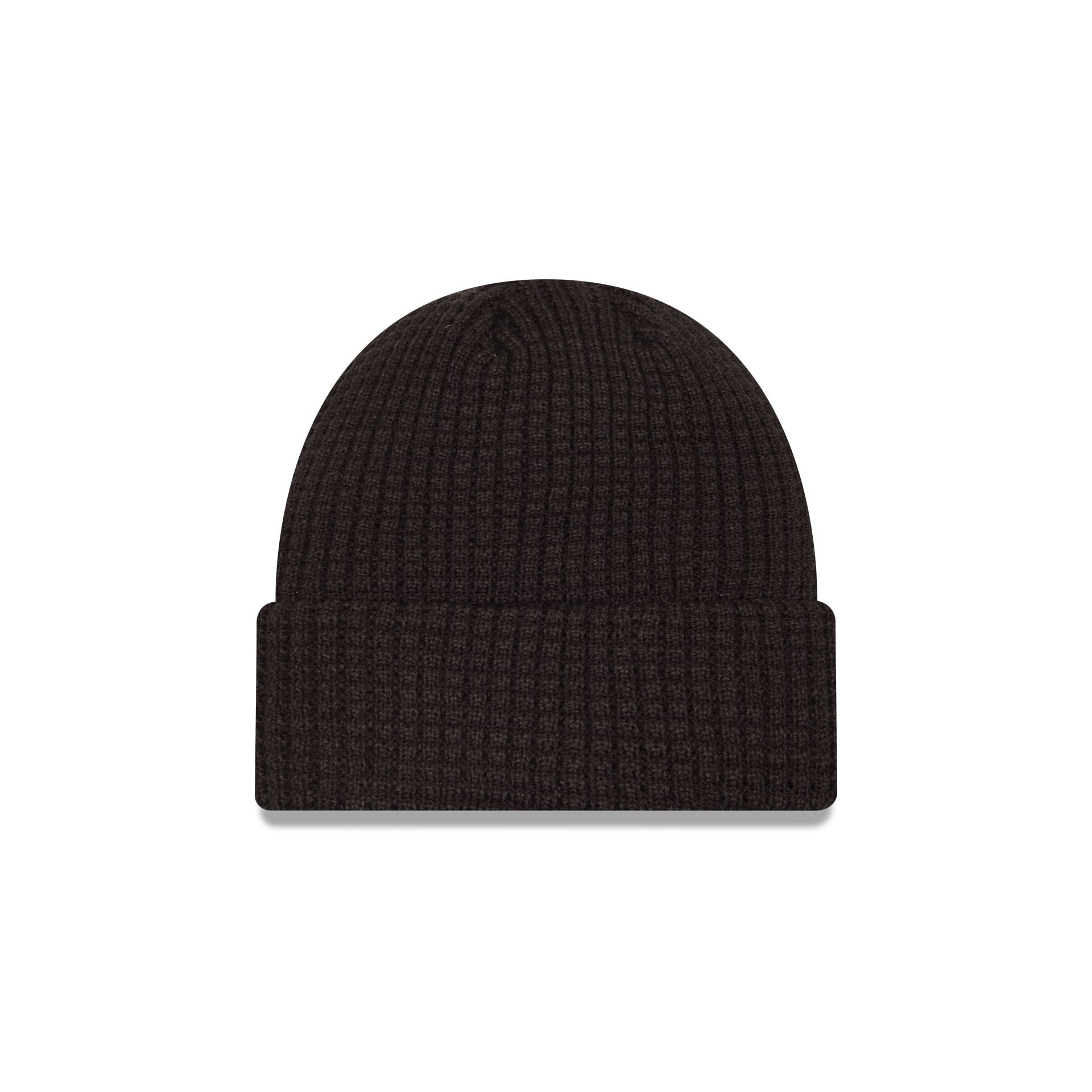 Alternative view of Boston Bruins Black Waffle Knit Beanie Hat
