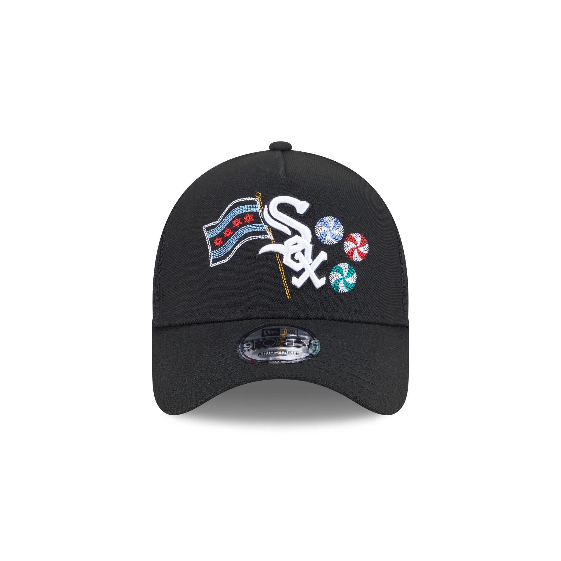 Alternative view of Chicago White Sox State Stitch 9Forty A-Frame Trucker Hat