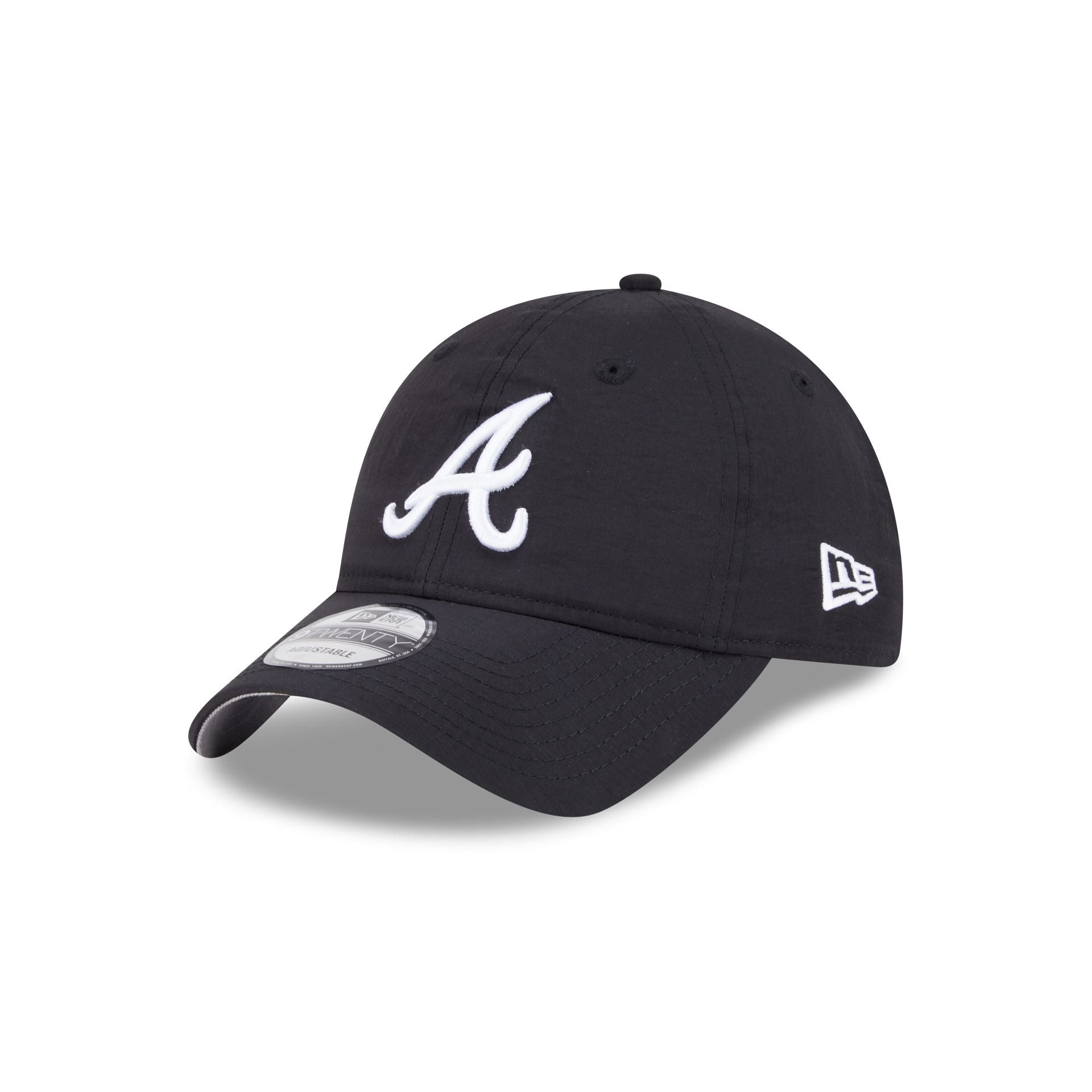 Atlanta Braves Everyday Nylon Black 9Twenty Adjustable Hat