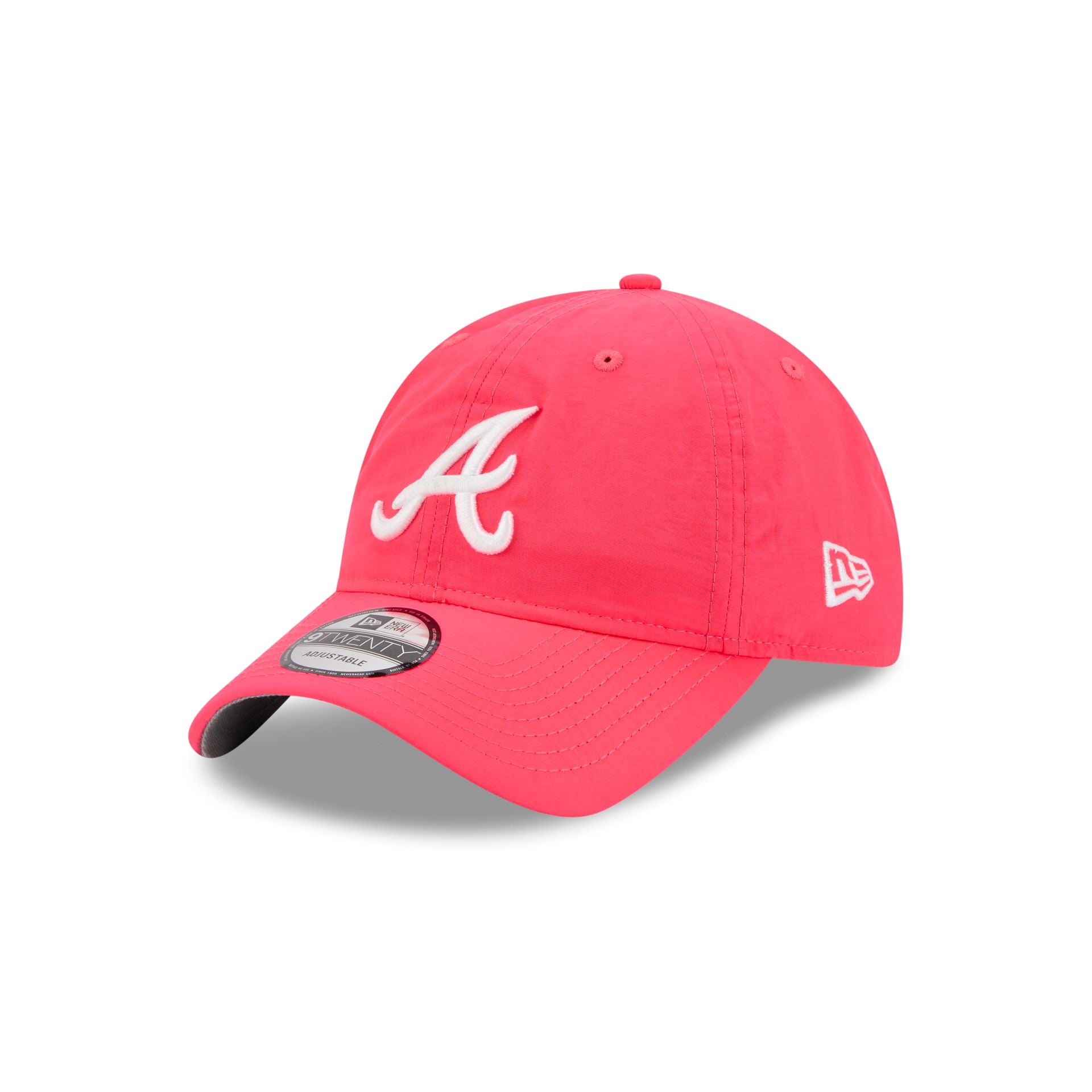 Atlanta Braves Everyday Nylon Pink 9Twenty Adjustable Hat