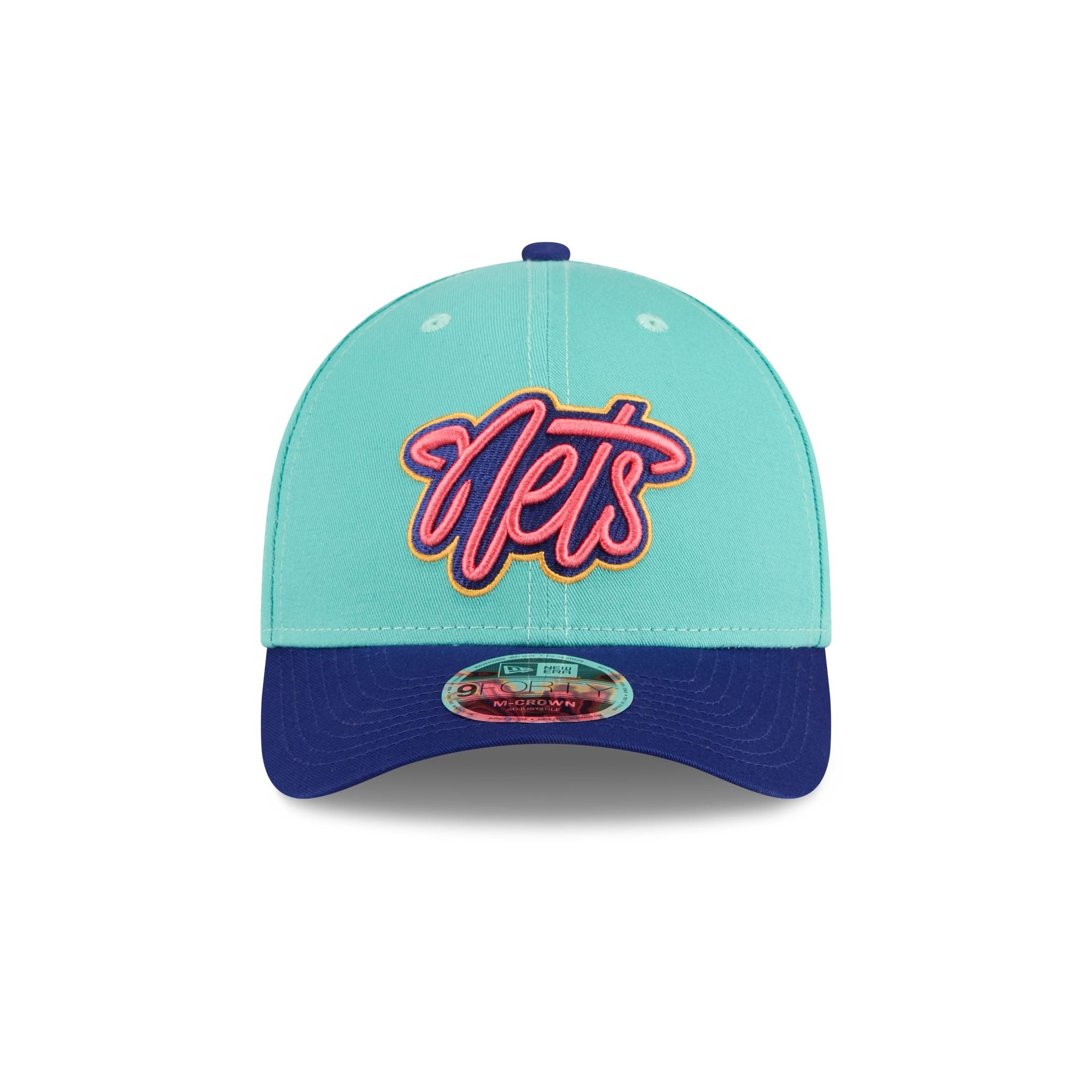 Alternative view of Brooklyn Nets Clear Mint 9Forty M-Crown Adjustable Hat