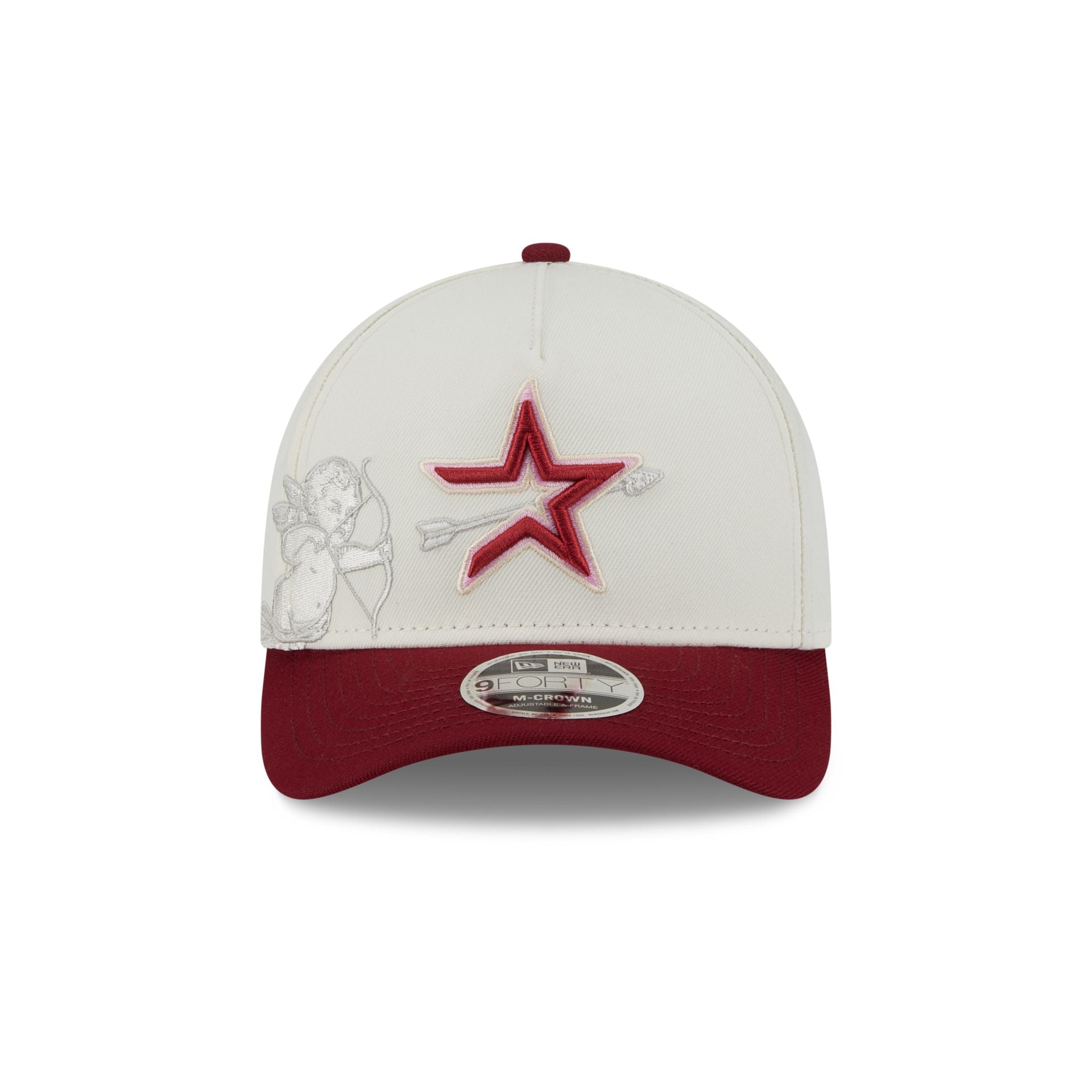 Alternative view of Houston Astros Cherub 9Forty M-Crown A-Frame Snapback Hat