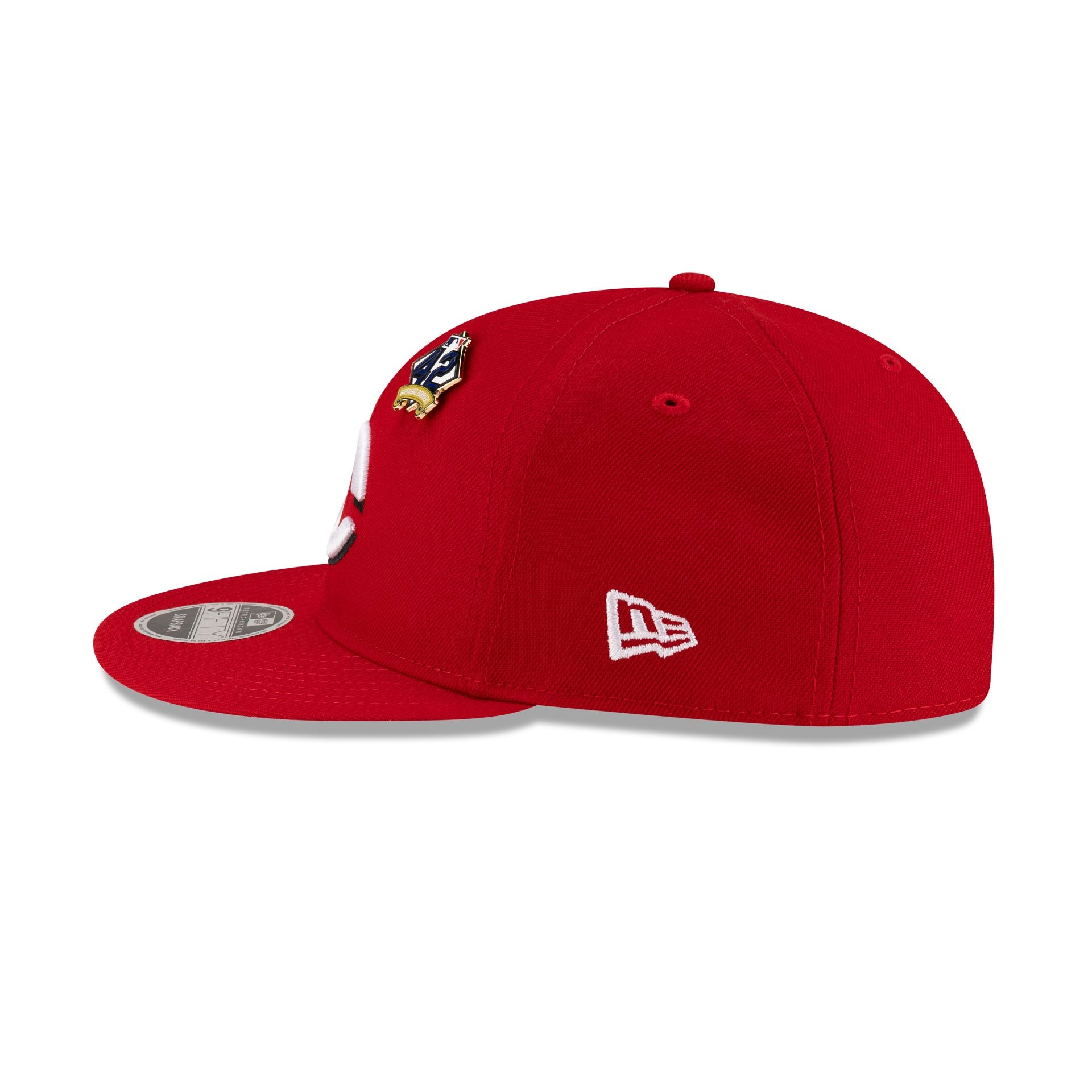 Cincinnati Reds Jackie Robinson Day 2025 Retro Crown 9Fifty Snapback Hat - Image 4