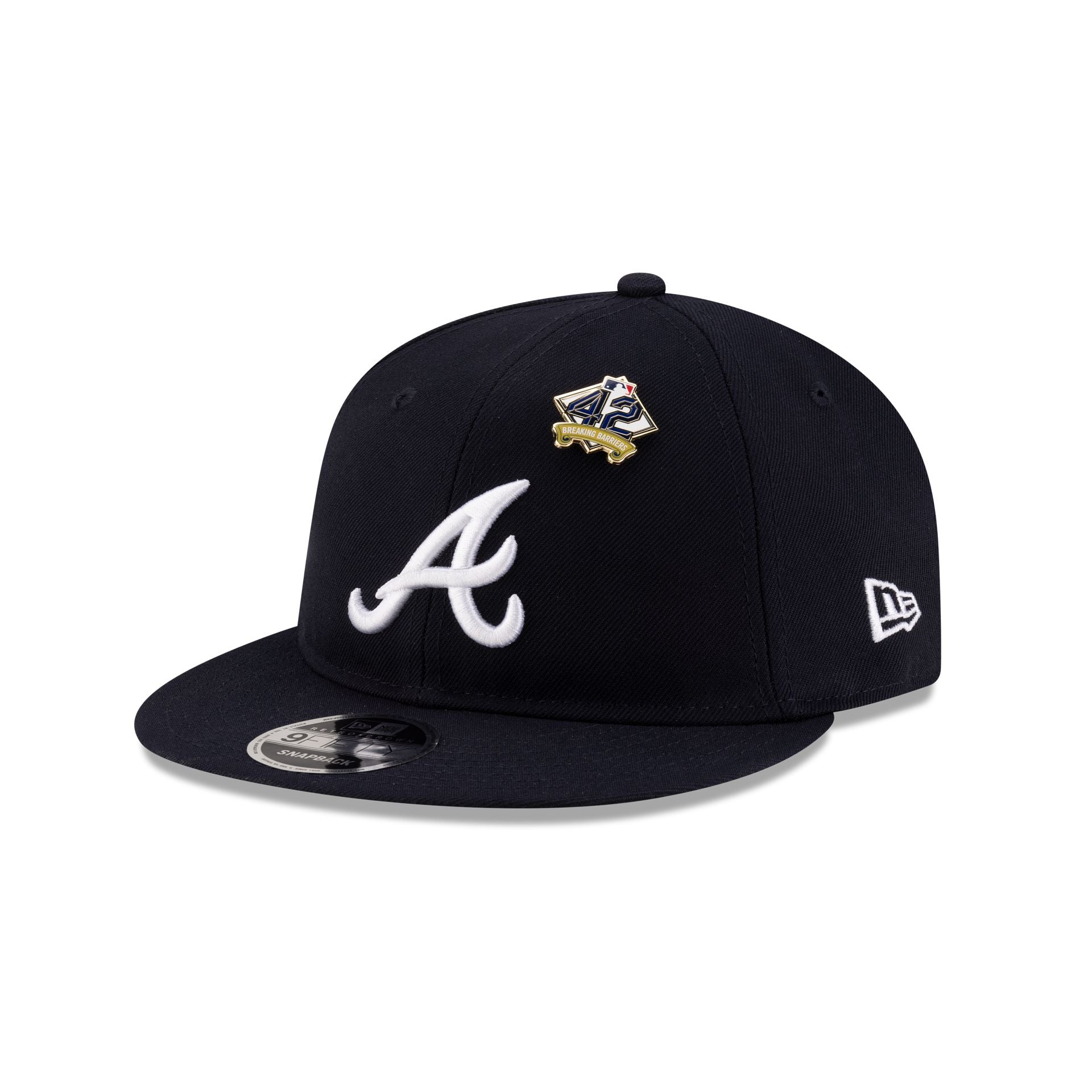 Atlanta Braves Jackie Robinson Day 2025 Retro Crown 9Fifty Snapback Hat