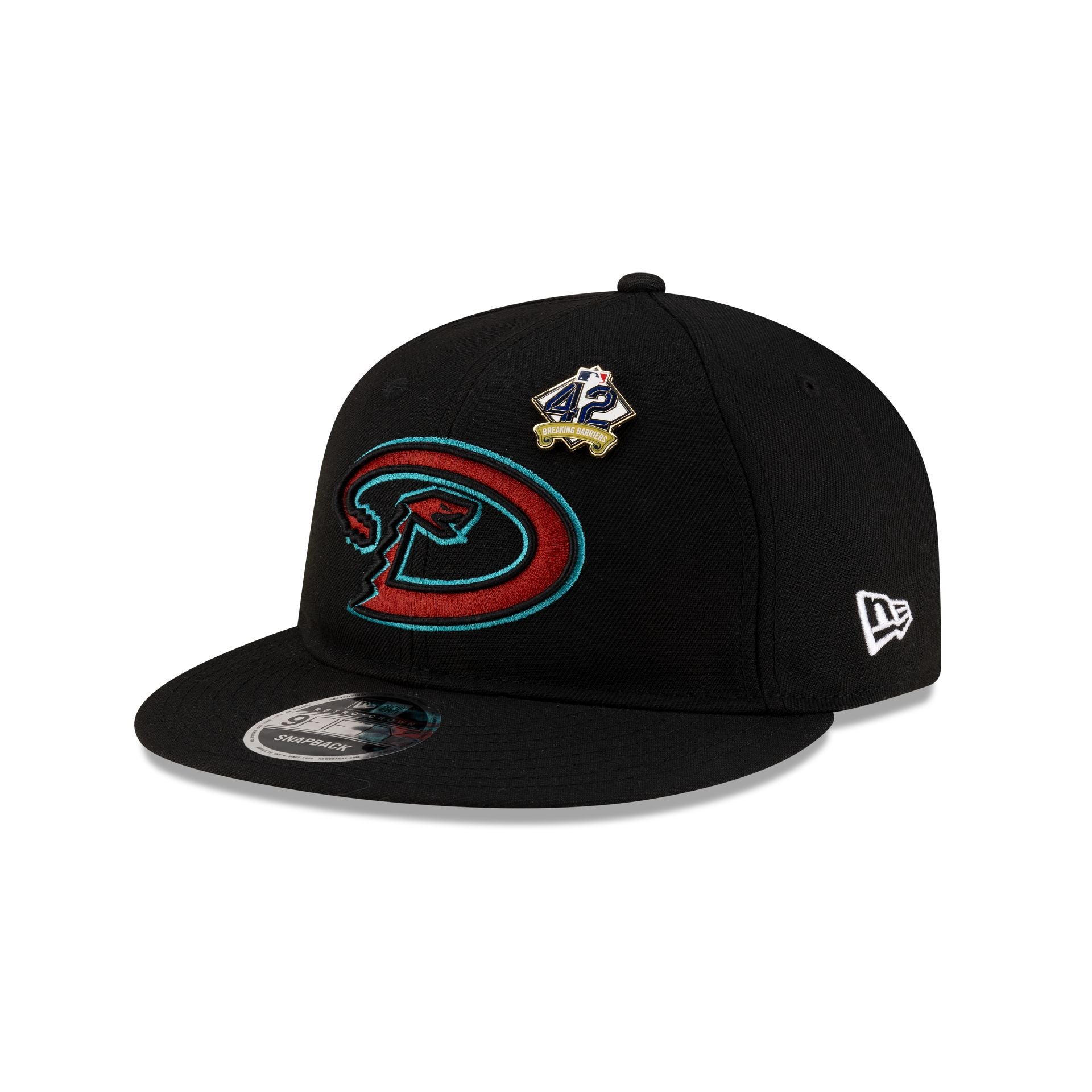 Arizona Diamondbacks Jackie Robinson Day 2025 Retro Crown 9Fifty Snapback Hat