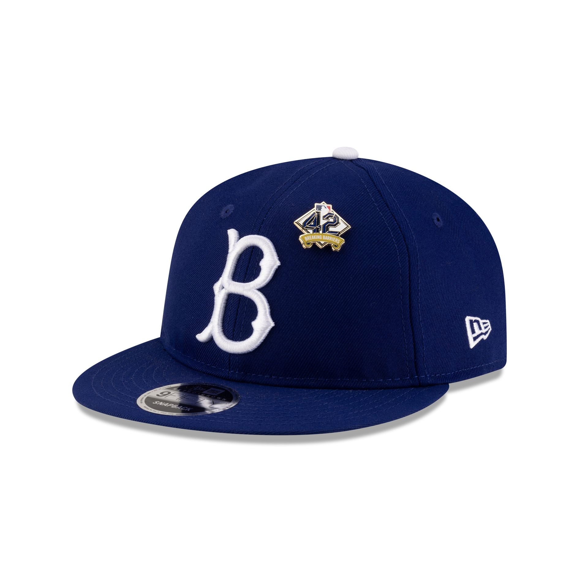 Brooklyn Dodgers Jackie Robinson Day 2025 Retro Crown 9Fifty Snapback Hat