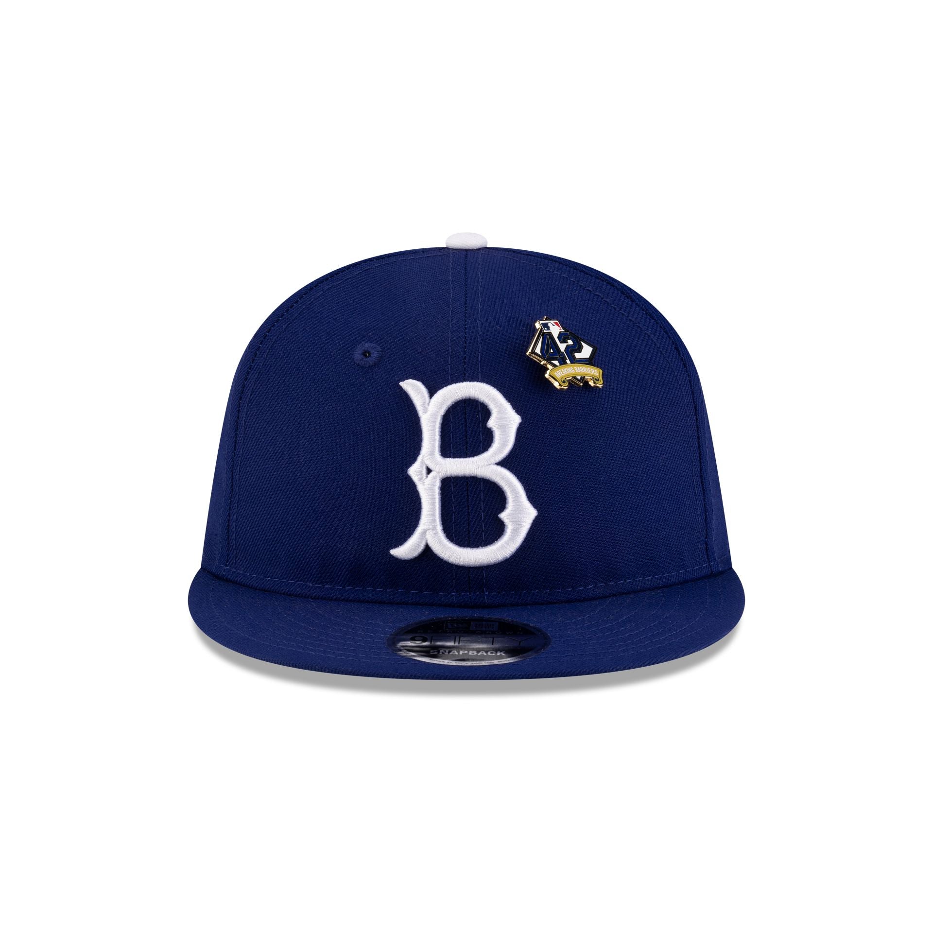 Alternative view of Brooklyn Dodgers Jackie Robinson Day 2025 Retro Crown 9Fifty Snapback Hat