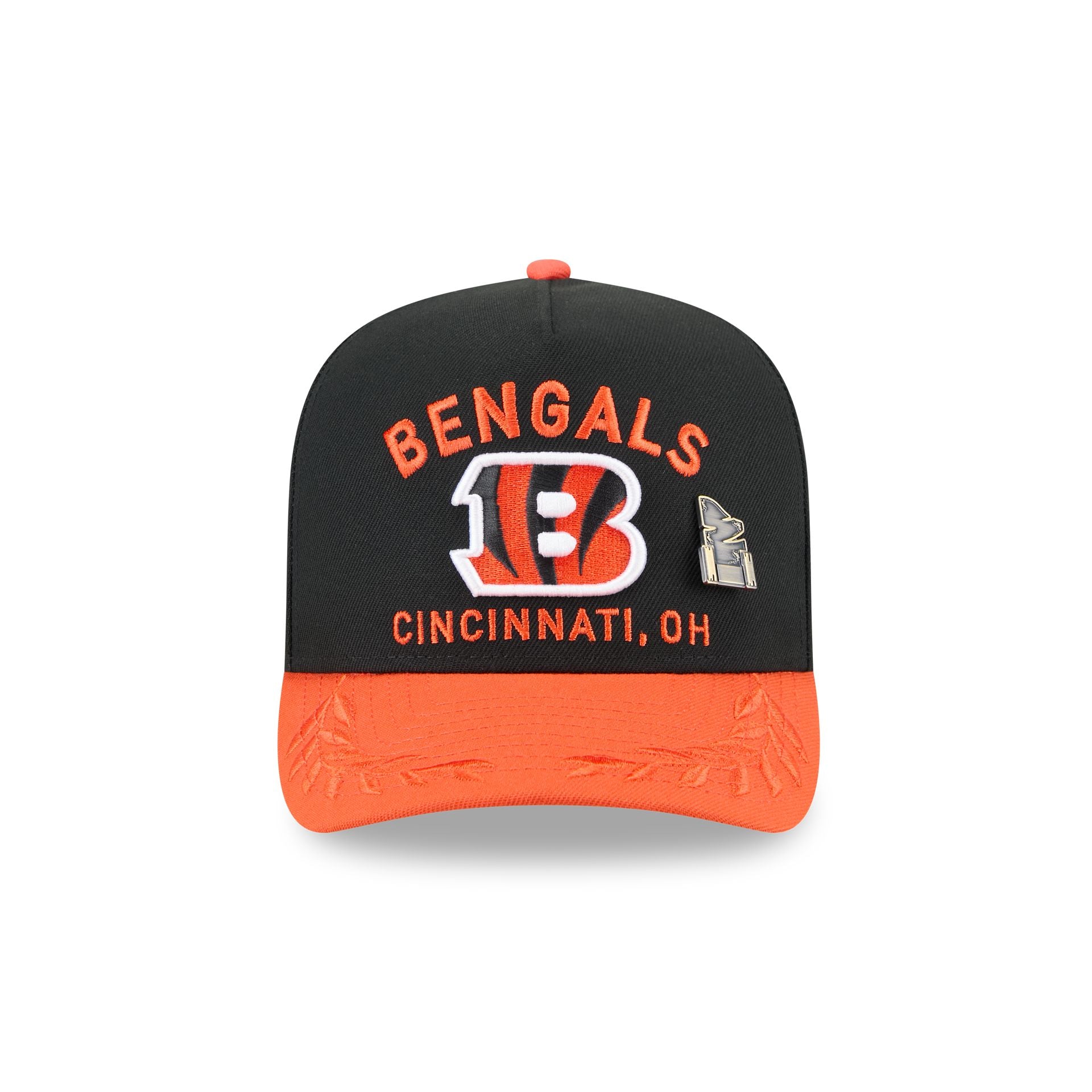Alternative view of Cincinnati Bengals 2025 Draft Black 59Fifty A-Frame Fitted Hat