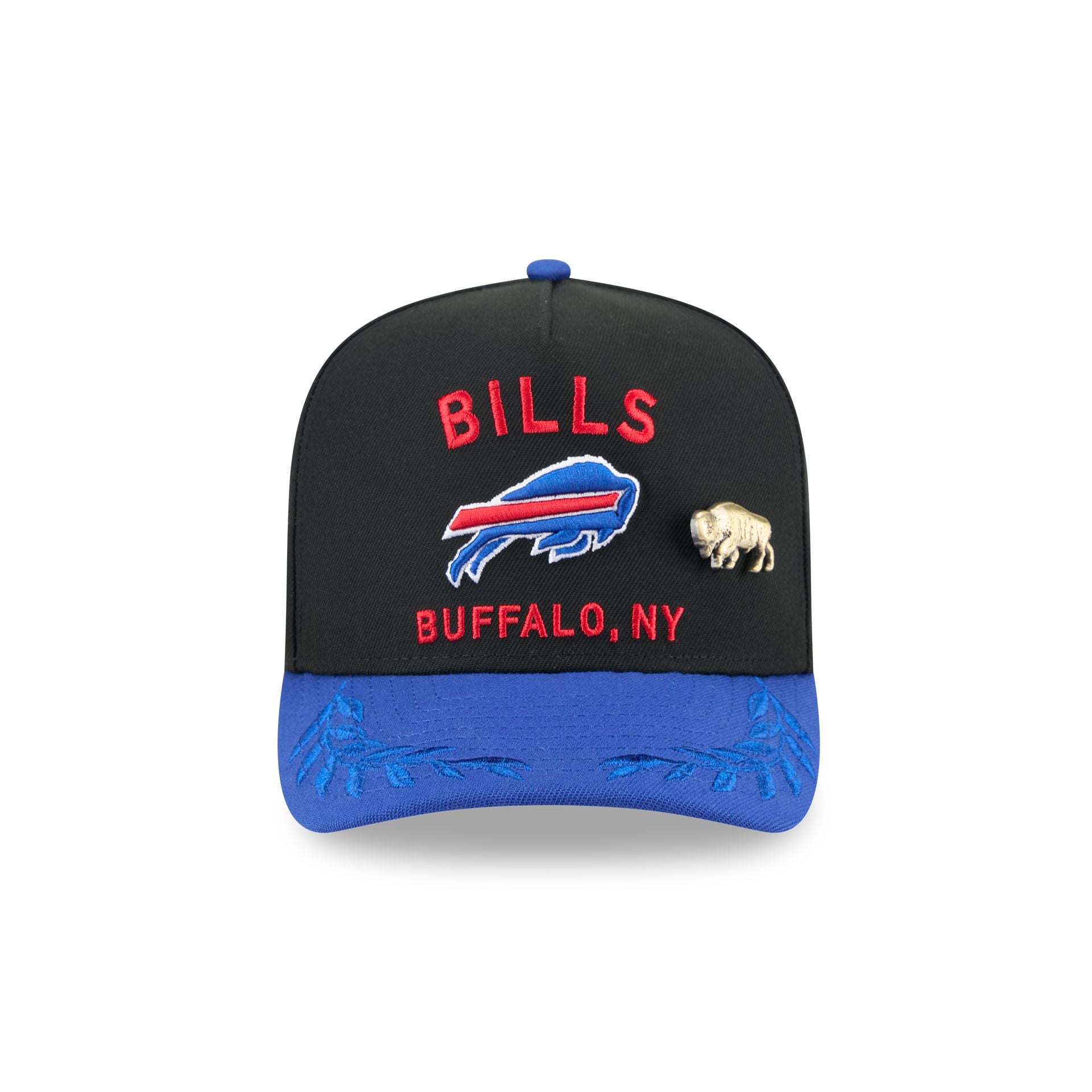 Alternative view of Buffalo Bills 2025 Draft Black 59Fifty A-Frame Fitted Hat