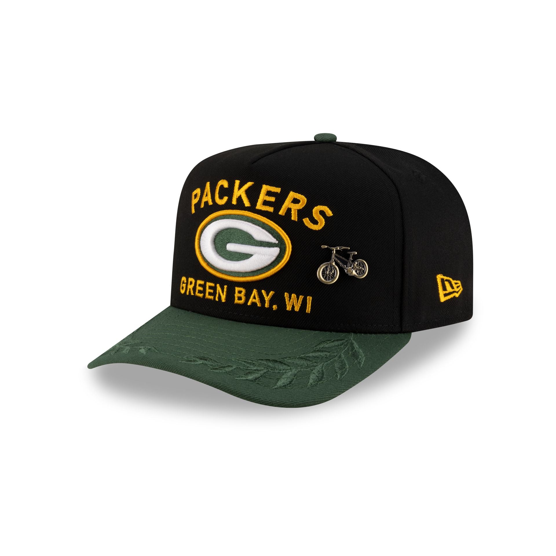 Green Bay Packers 2025 Draft Black 59Fifty A-Frame Fitted Hat