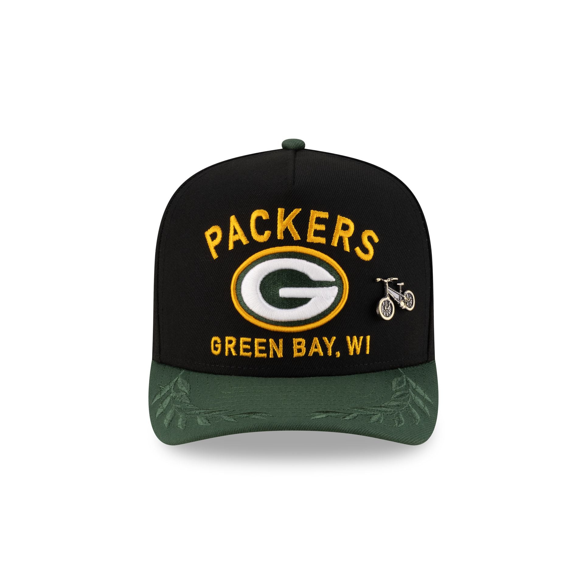 Alternative view of Green Bay Packers 2025 Draft Black 59Fifty A-Frame Fitted Hat