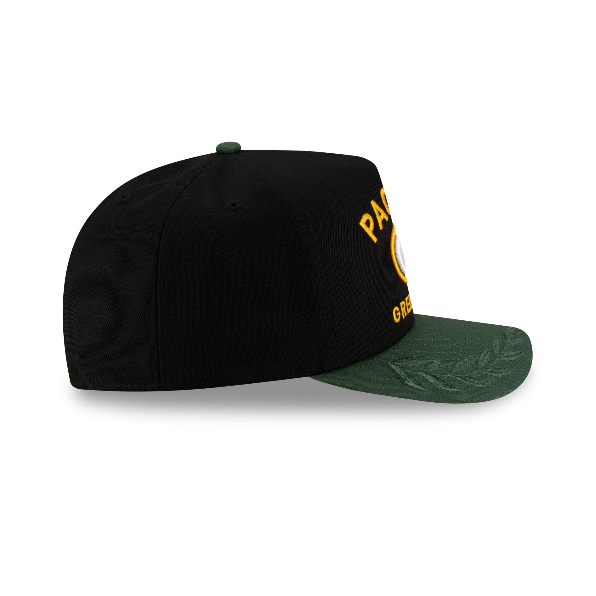 Green Bay Packers 2025 Draft Black 59Fifty A-Frame Fitted Hat - Image 5