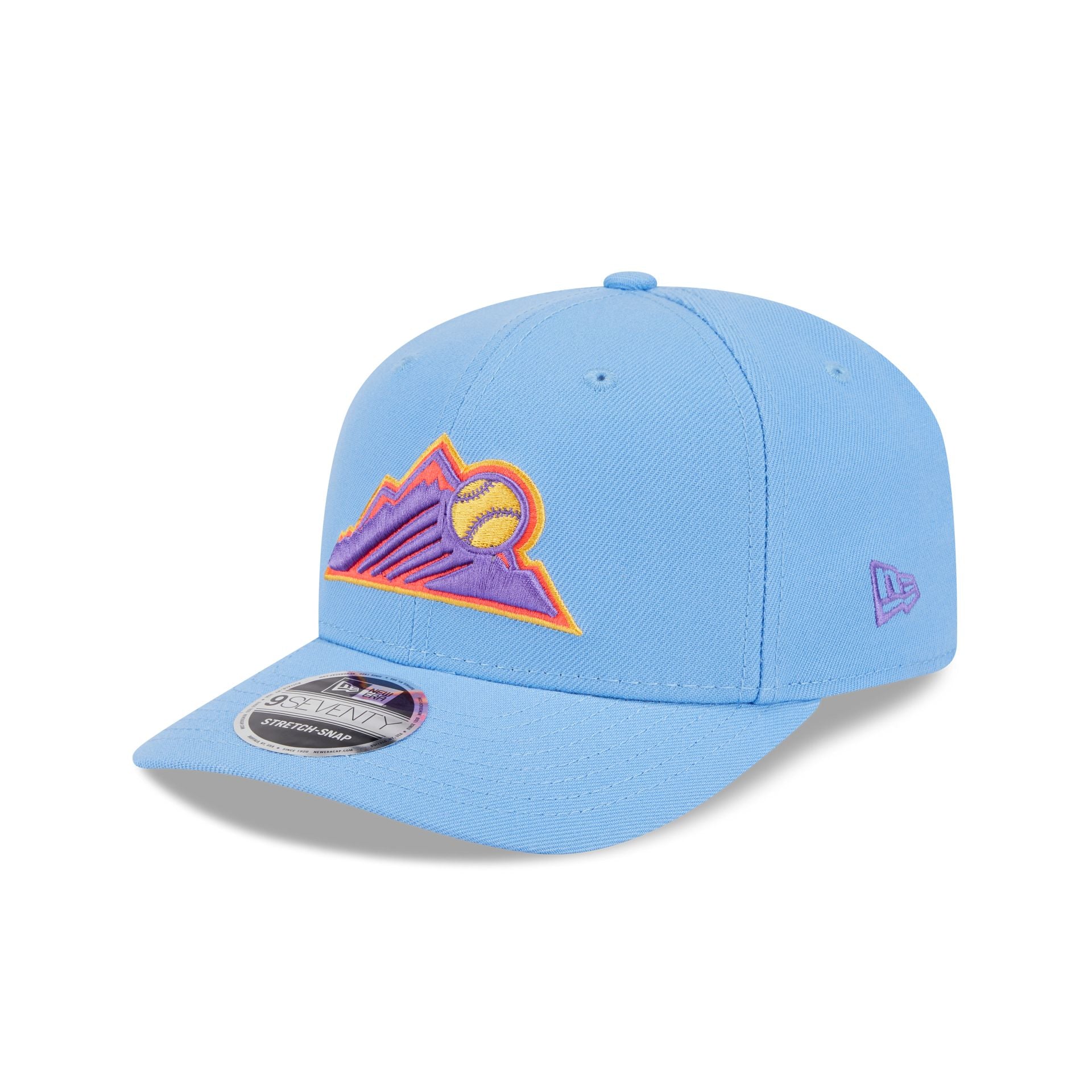 Colorado Rockies City Connect 9Seventy Stretch-Snap Hat