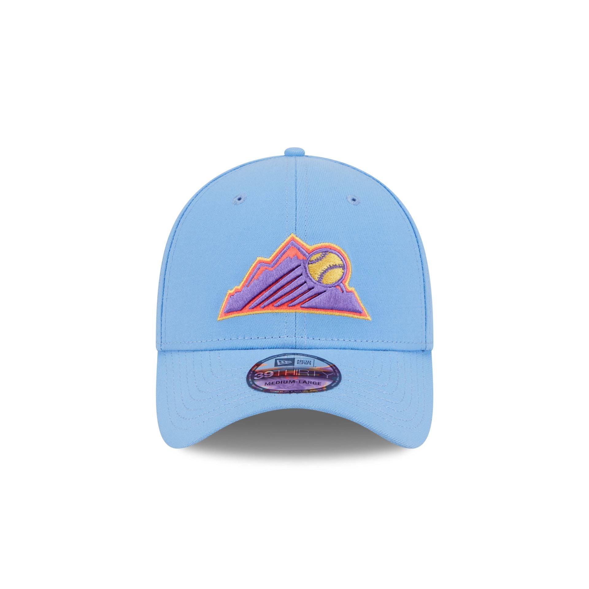 Alternative view of Colorado Rockies City Connect 39Thirty Stretch Fit Hat