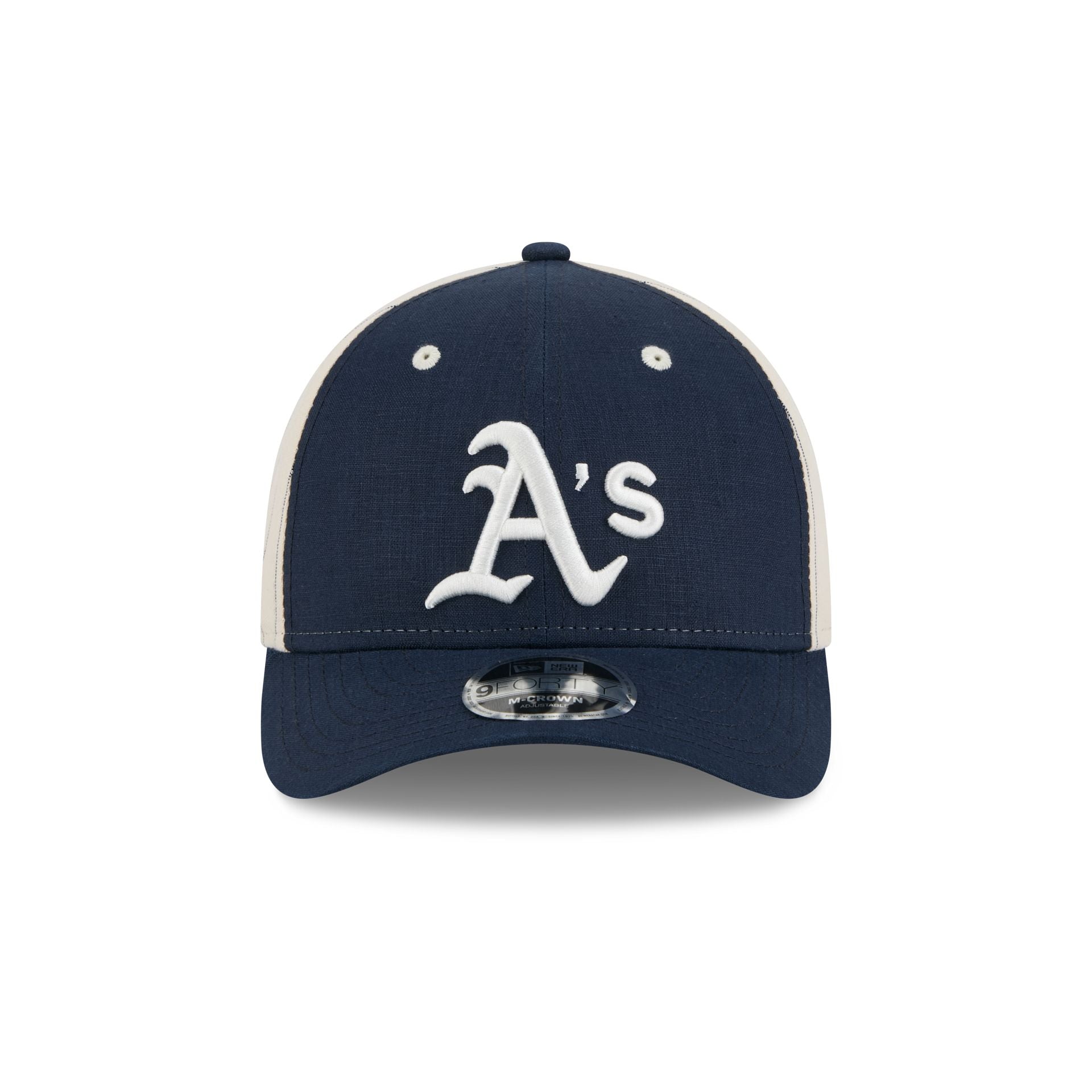 Alternative view of Athletics Linen 9Forty M-Crown Snapback Hat