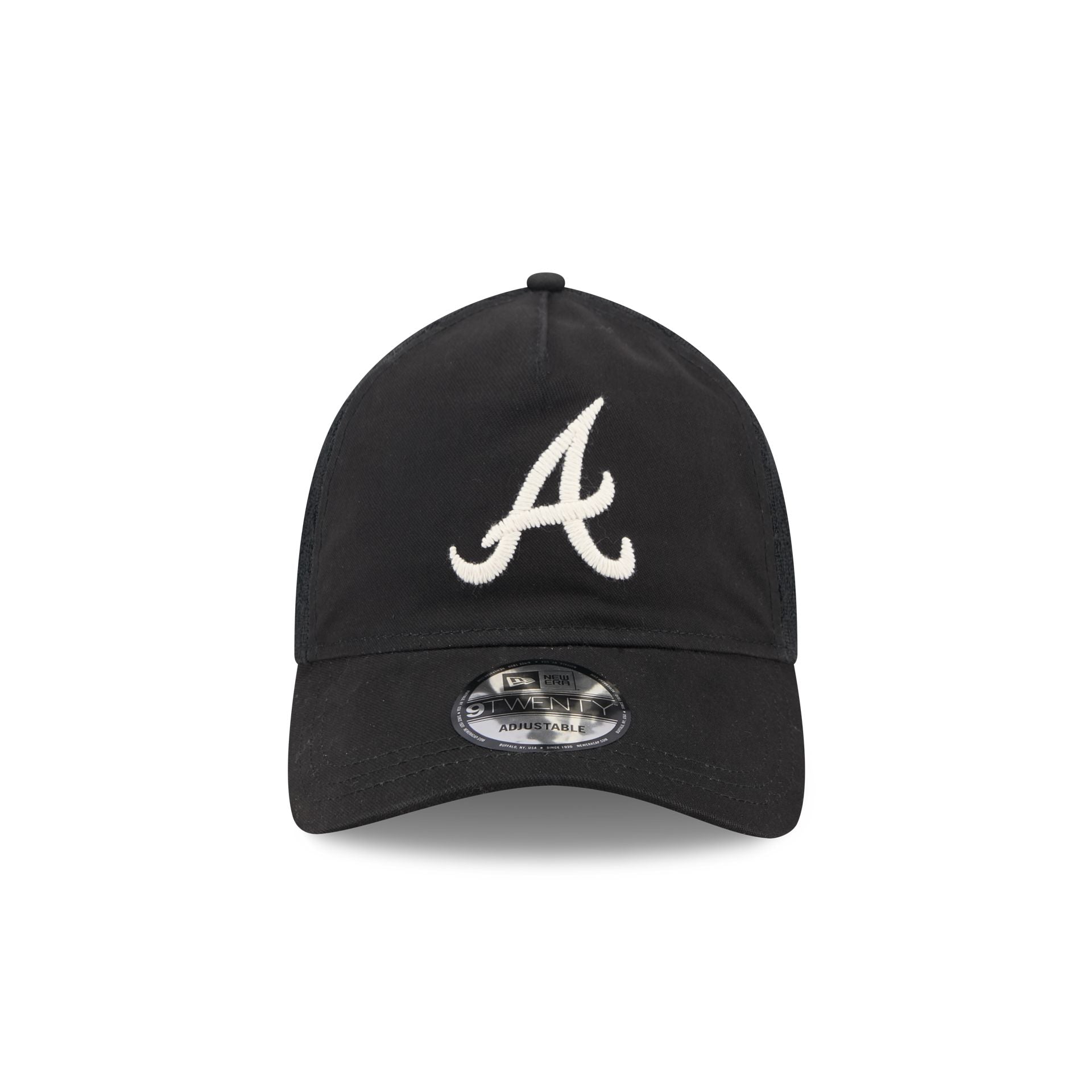 Alternative view of Atlanta Braves Embroidered Mesh 9Twenty A-Frame Adjustable Hat