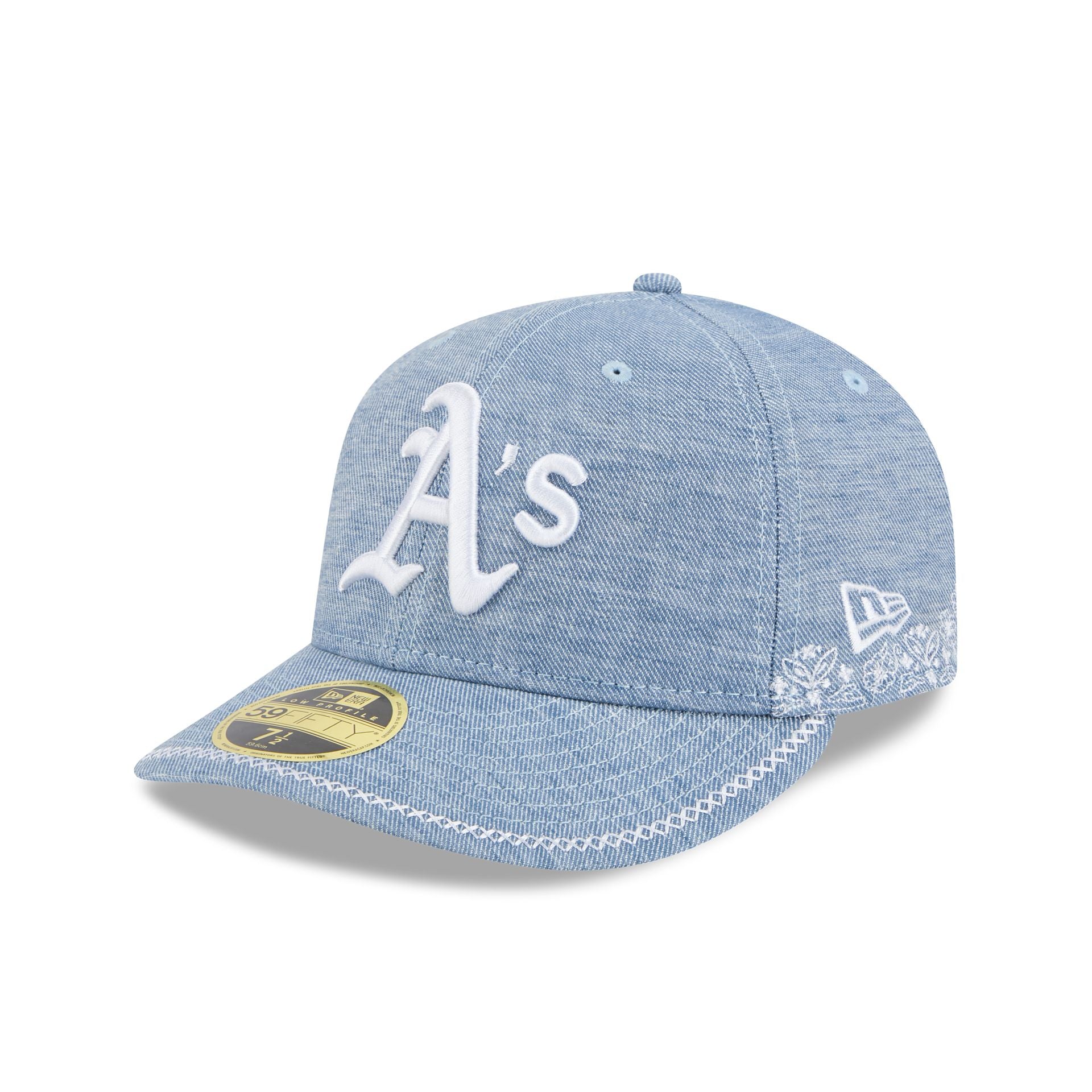 Athletics Hand Stitched Chambray Low Profile 59Fifty Fitted Hat