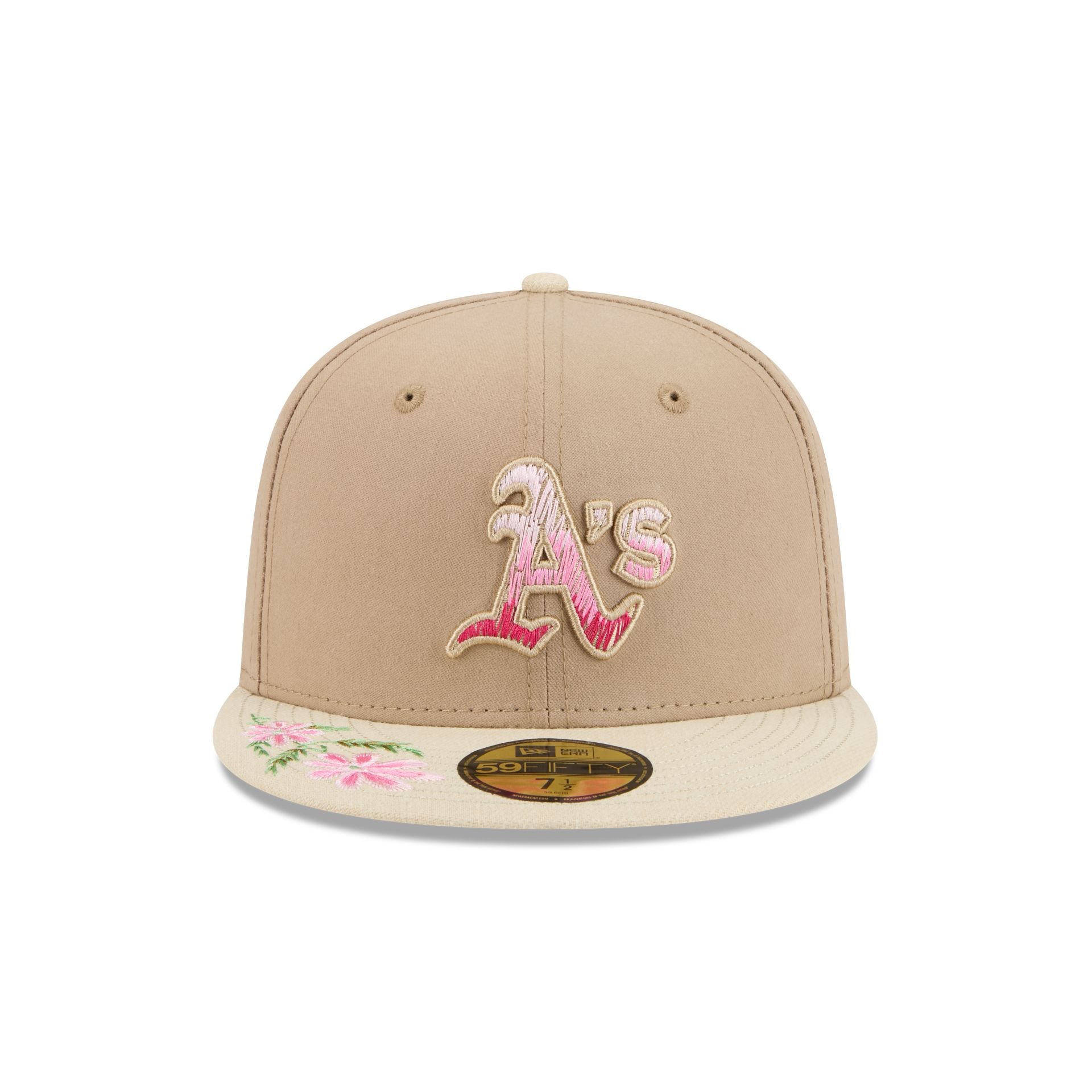 Alternative view of Athletics Hand Stitched Floral 59Fifty Fitted Hat