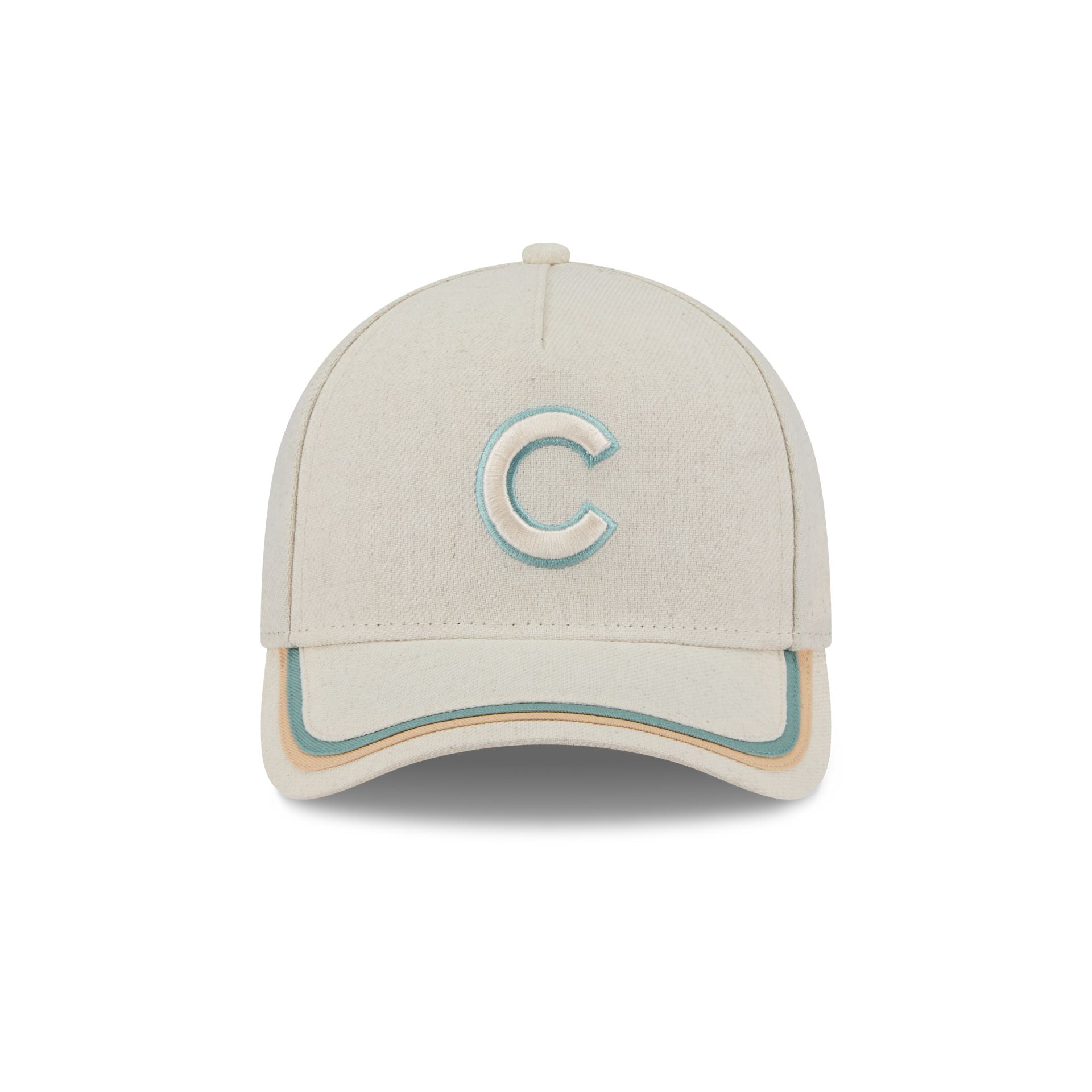 Alternative view of Chicago Cubs Neutral Hemp 9Forty M-Crown A-Frame Adjustable Hat