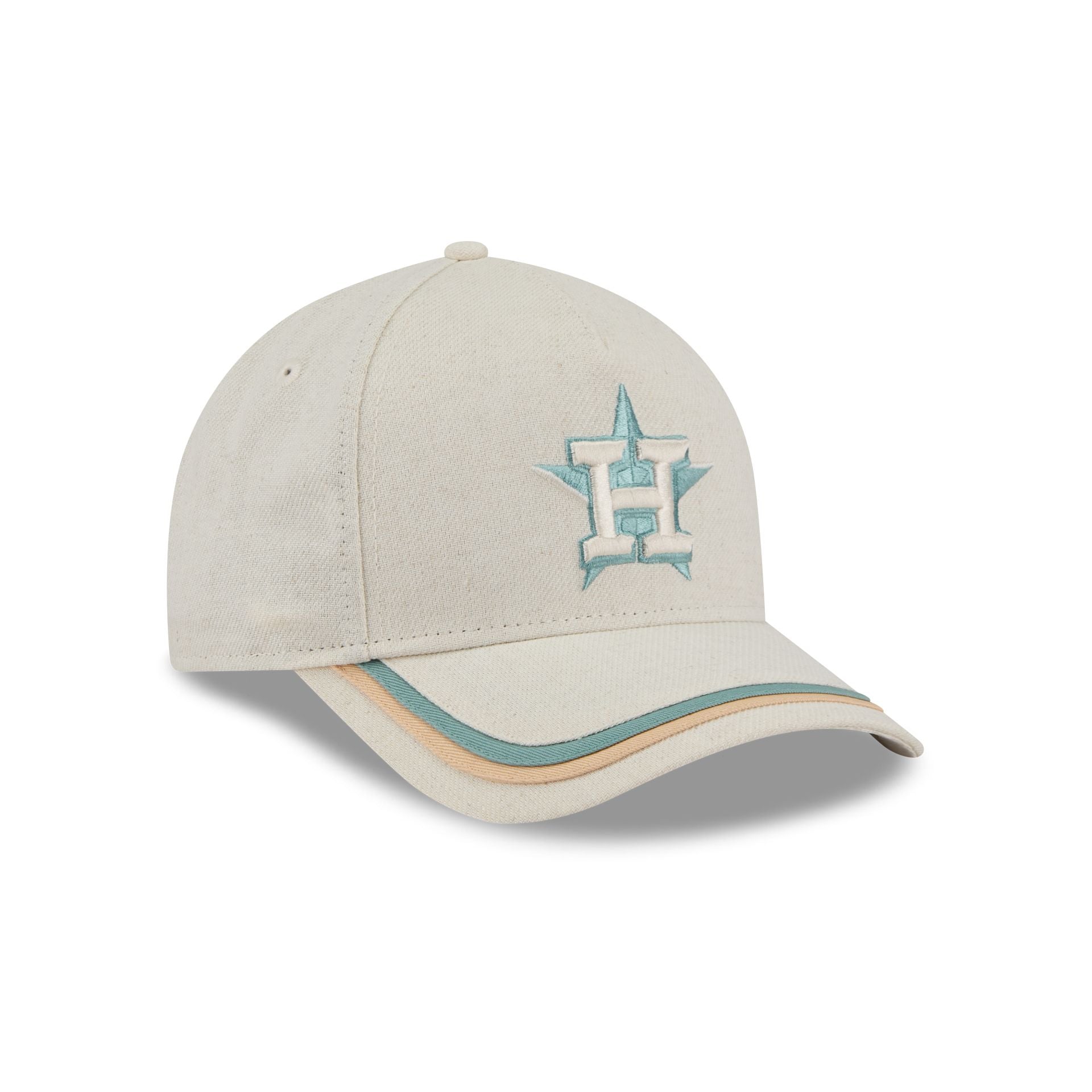 Houston Astros Neutral Hemp 9Forty M-Crown A-Frame Adjustable Hat - Image 3