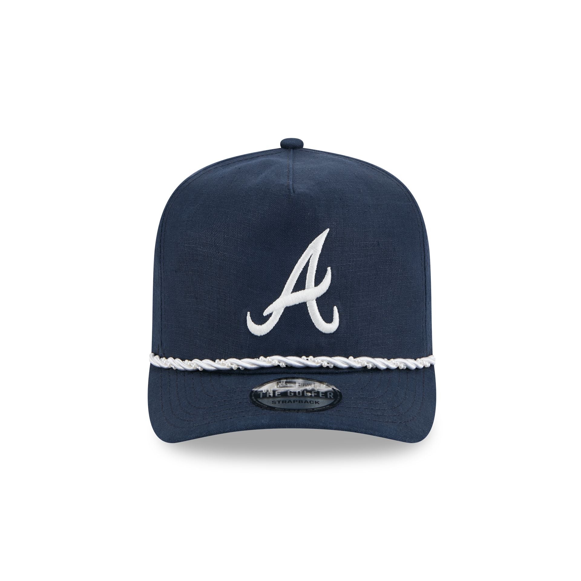 Alternative view of Atlanta Braves Pearl Rope Golfer Hat