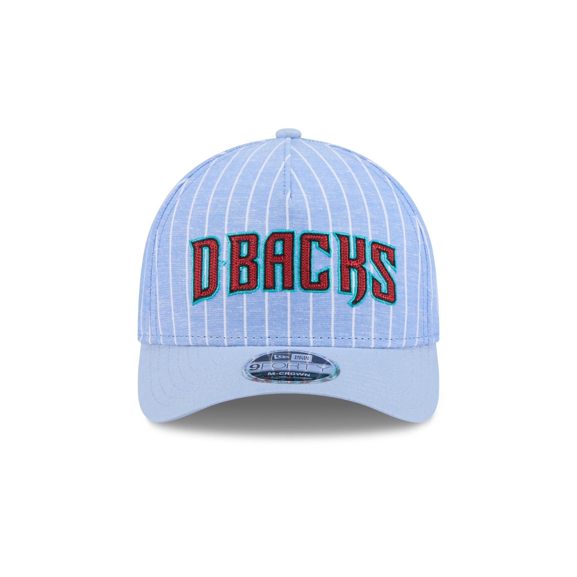 Alternative view of Arizona Diamondbacks Pinstripe Linen 9Forty M-Crown A-Frame Snapback Hat