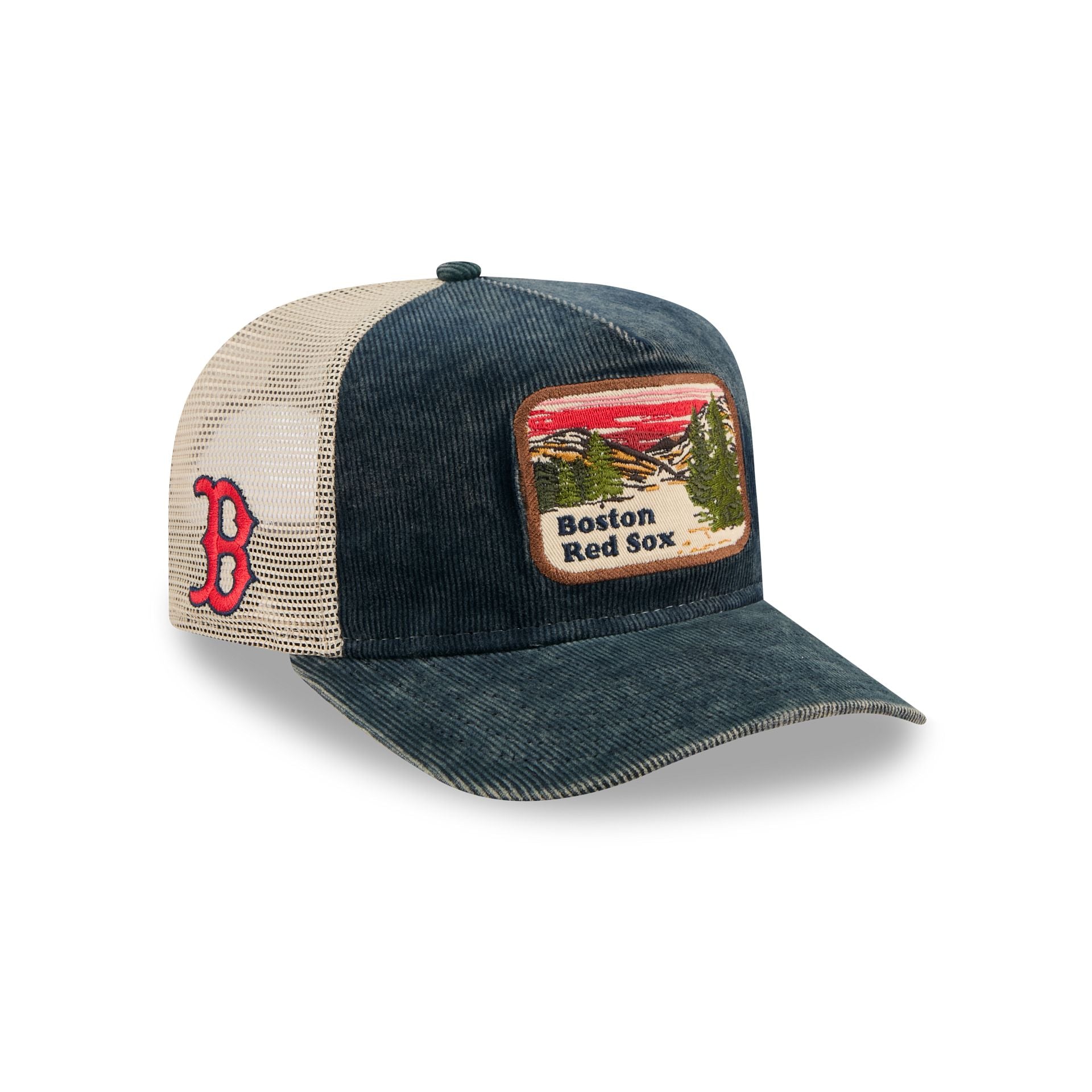 Boston Red Sox Vintage Landscape 9Fifty A-Frame Trucker Hat