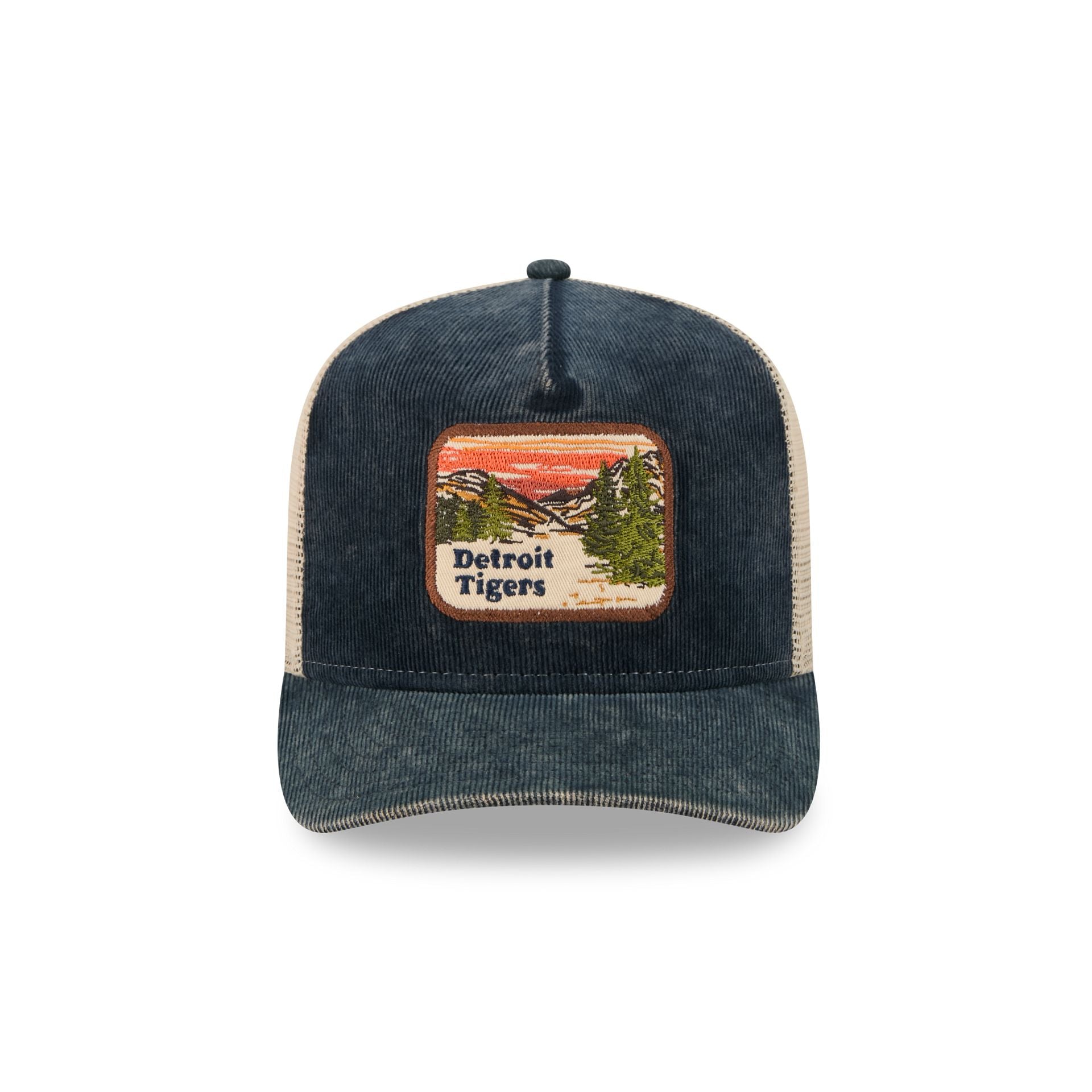 Alternative view of Detroit Tigers Vintage Landscape 9Fifty A-Frame Trucker Hat