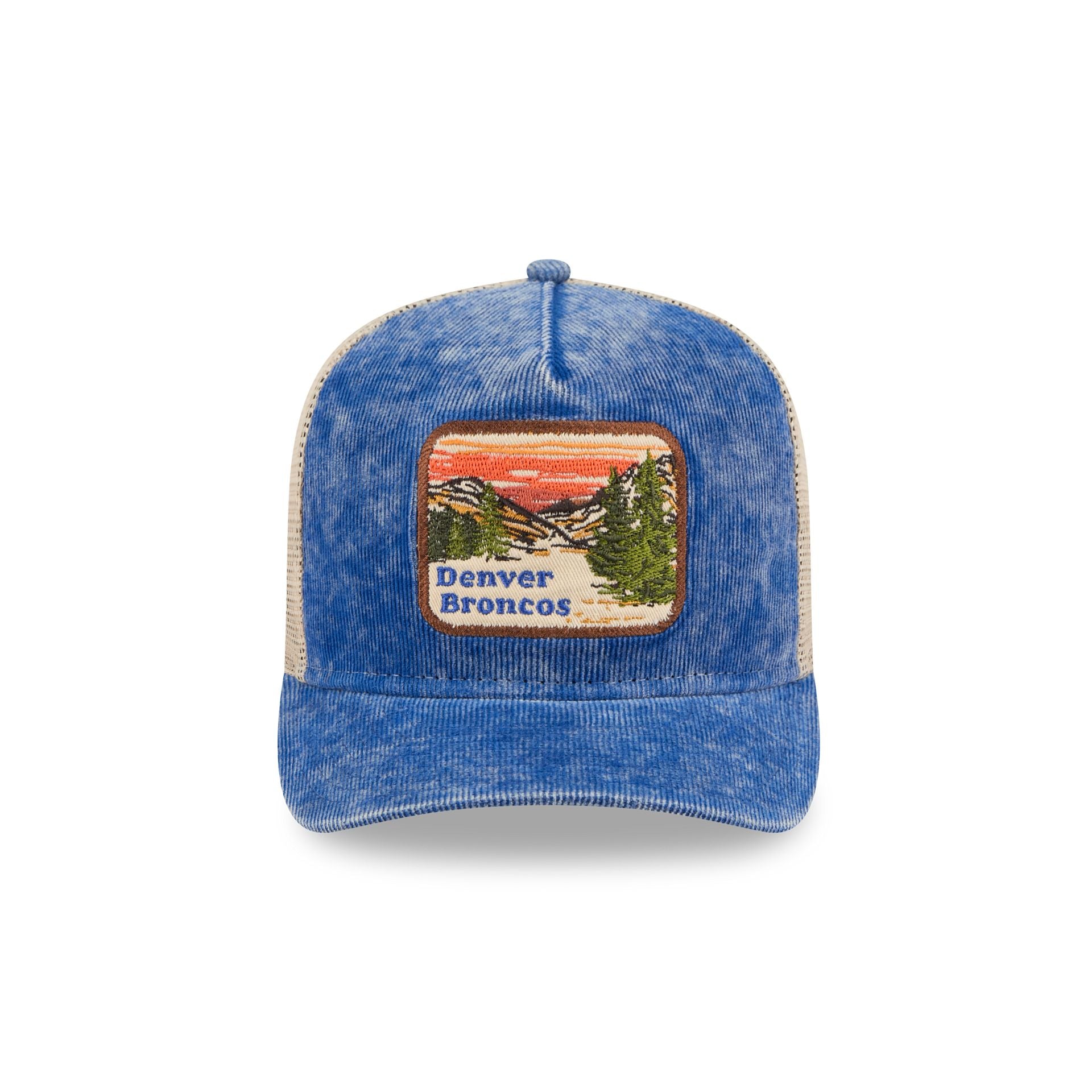 Alternative view of Denver Broncos Vintage Landscape 9Fifty A-Frame Trucker Hat