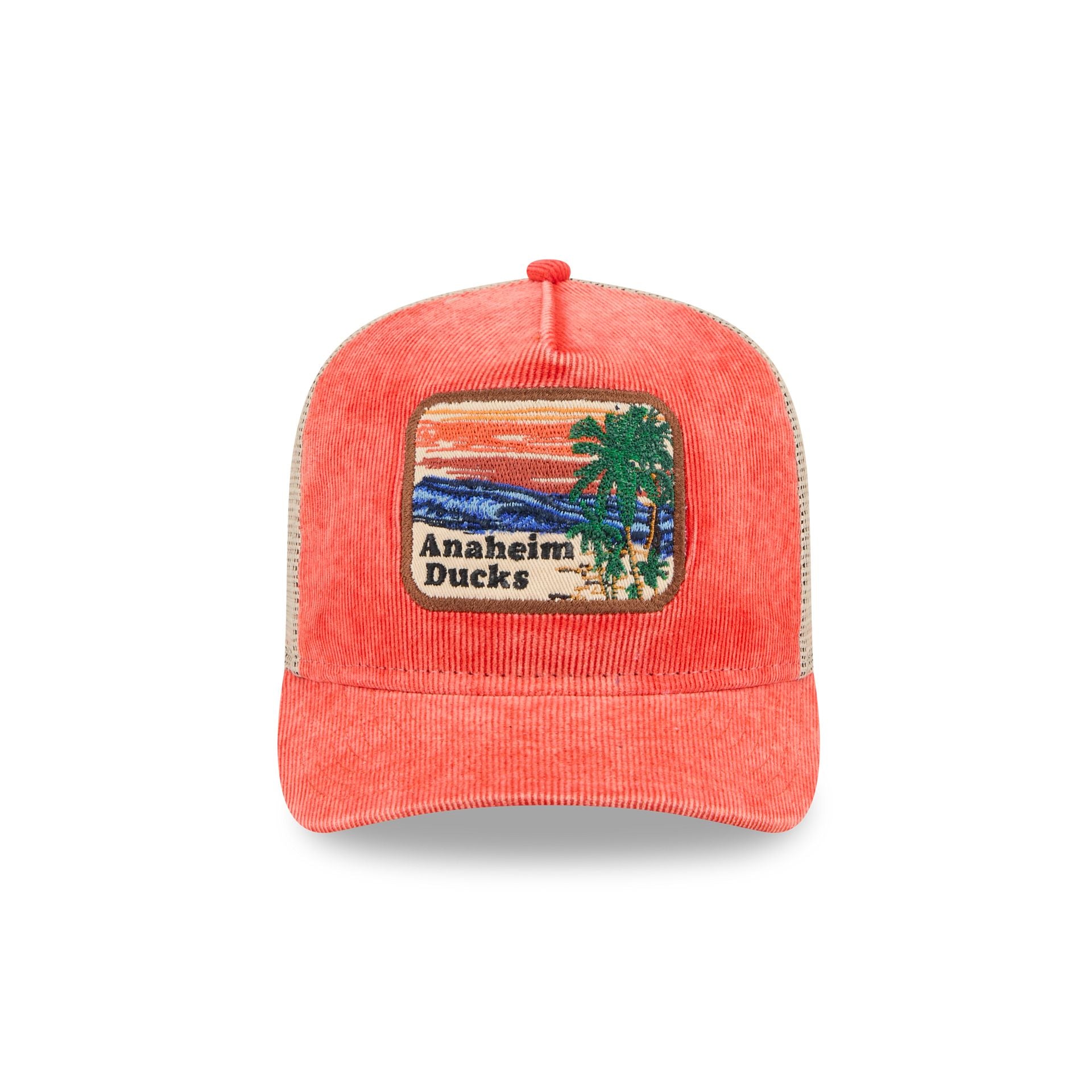Alternative view of Anaheim Ducks Vintage Landscape 9Fifty A-Frame Trucker Hat