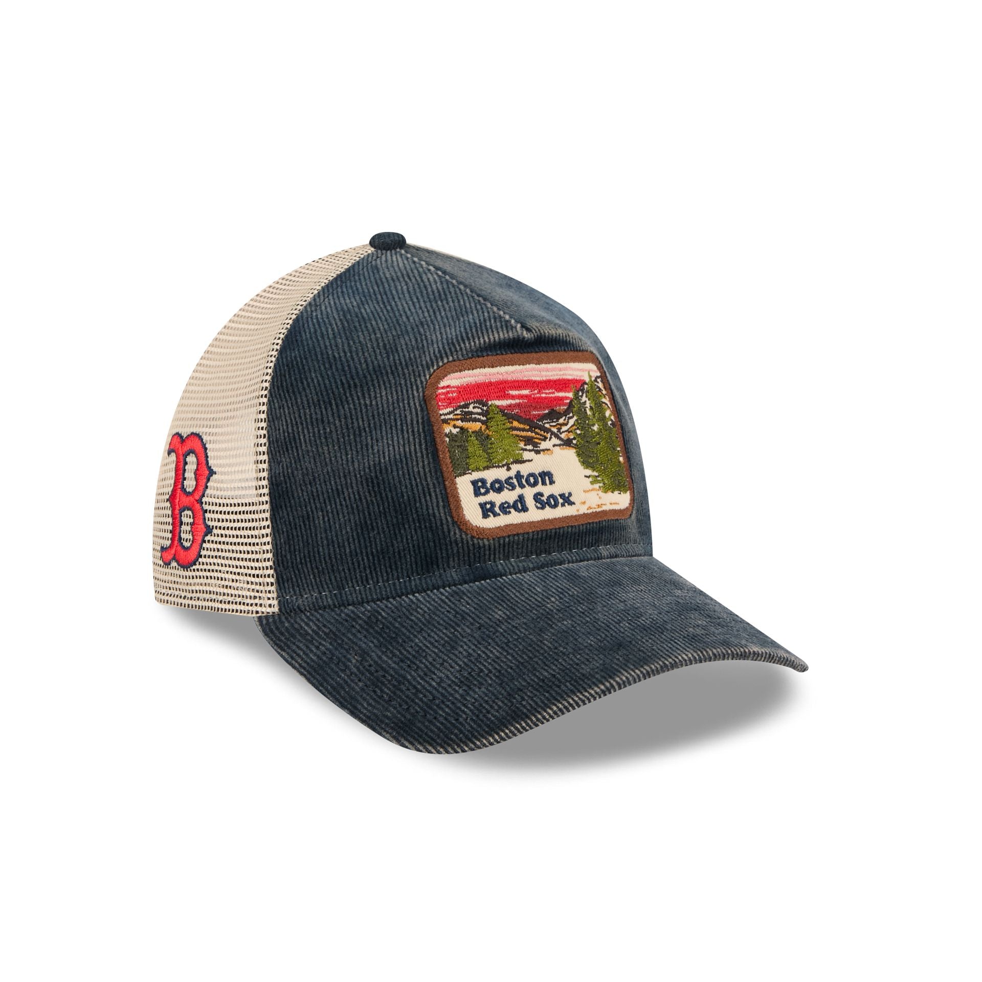 Boston Red Sox Vintage Landscape 9Twenty A-Frame Trucker Hat